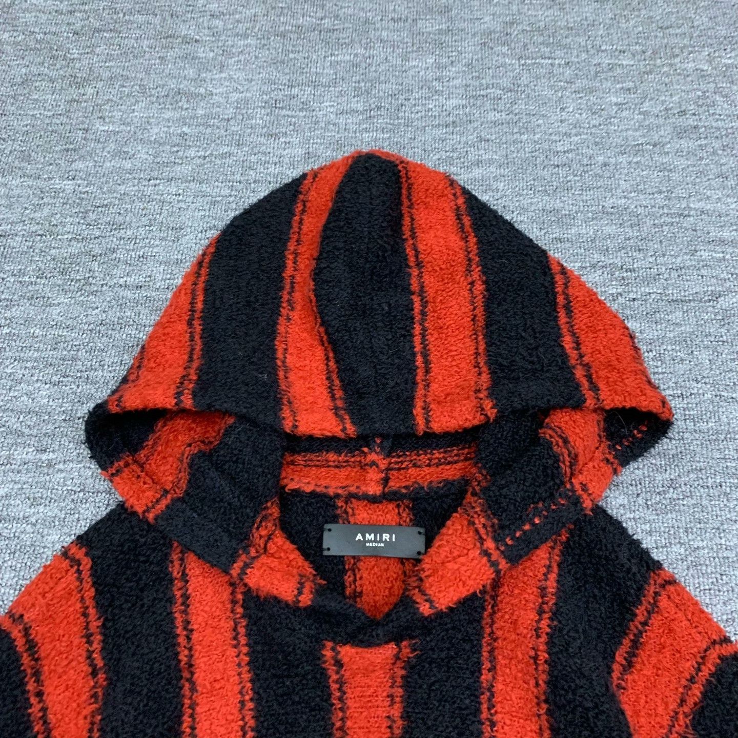 Amiri Amiri Wool Striped Black Hoodie M Men Size US M / EU 48-50 / 2 - 6 Thumbnail