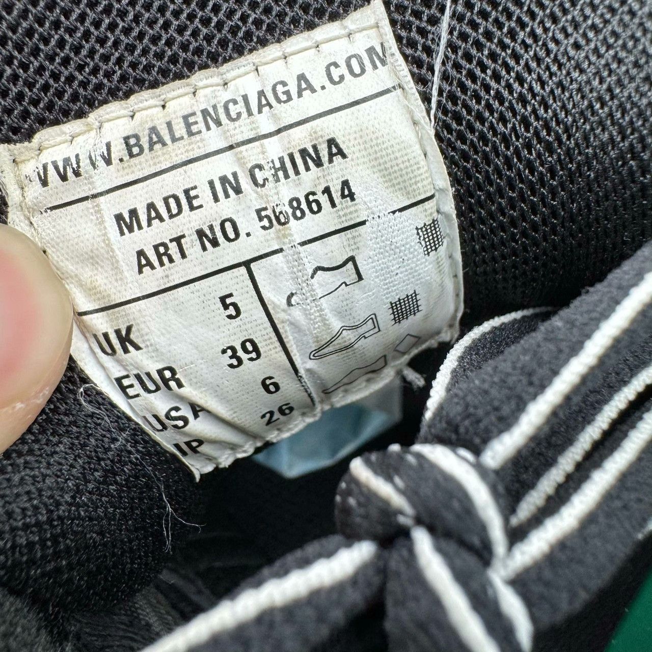 Balenciaga Balenciaga Black Lowtop Sneakers 39 Men Size US 6.5 / EU 39-40 - 8 Thumbnail