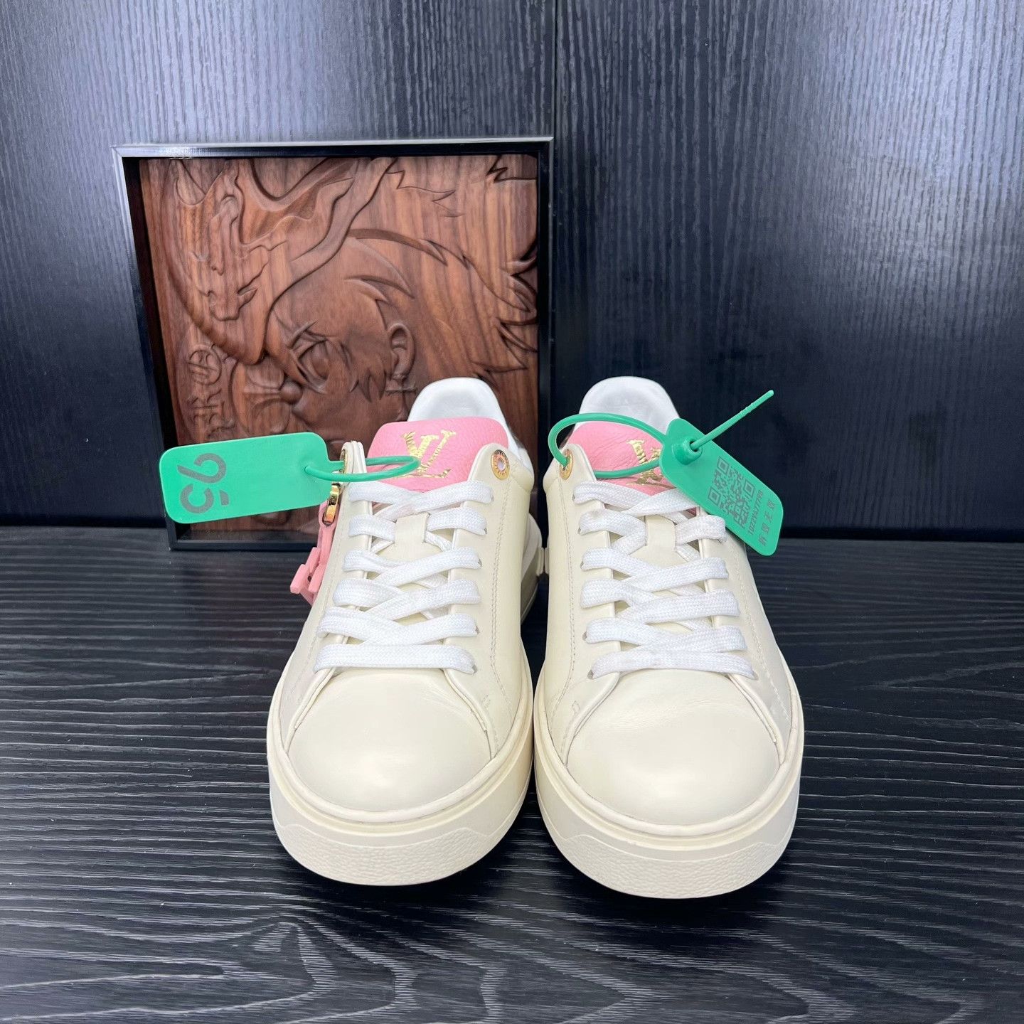 Louis Vuitton Louis Vuitton Limited Pink Lowtop Sneakers 38 Women Size US 7.5 / IT 37.5 - 5 Thumbnail