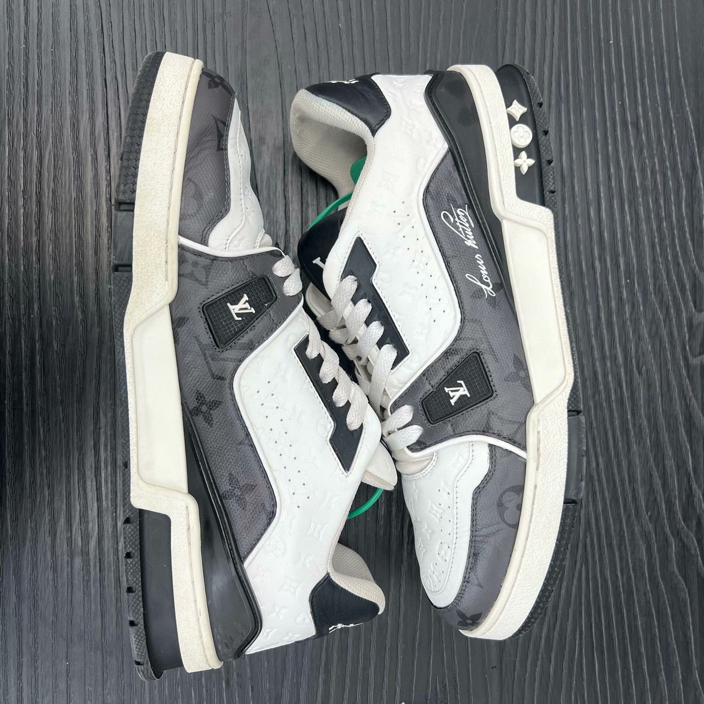Louis Vuitton Louis Vuitton Training Black Lowtop Sneakers 41 Men Size US 8.5 / EU 41-42 - 2 Thumbnail
