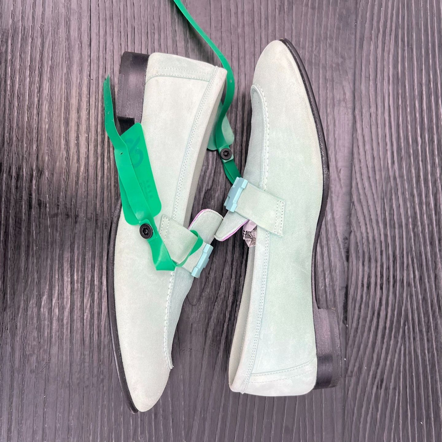 Hermes Hermes Green Lowtop Sneakers 37 Women Size US 6.5 / IT 36.5 - 3 Thumbnail