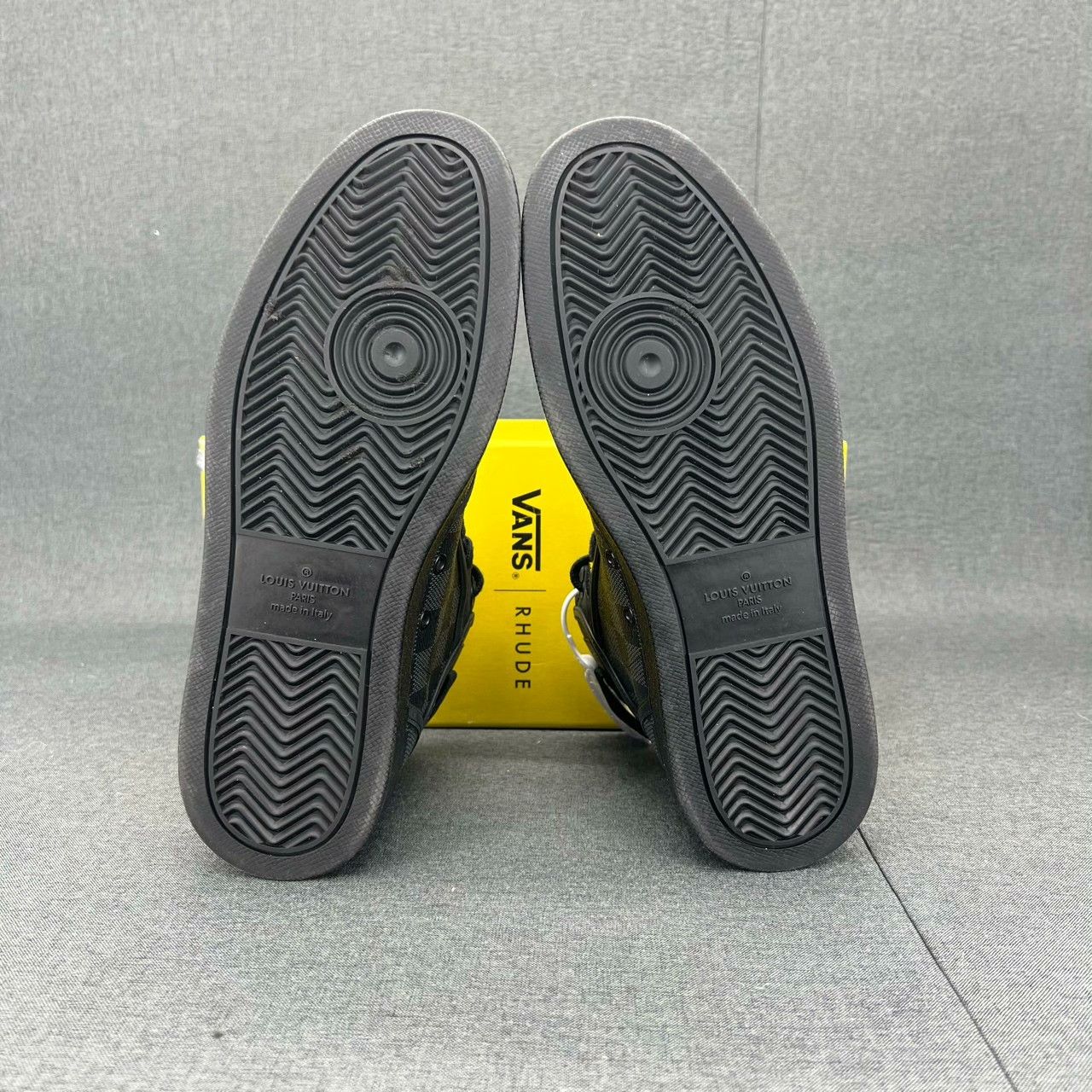 Louis Vuitton Louis Vuitton Checkered Gray Hitop Sneakers 41 Men Size US 8.5 / EU 41-42 - 6 Thumbnail