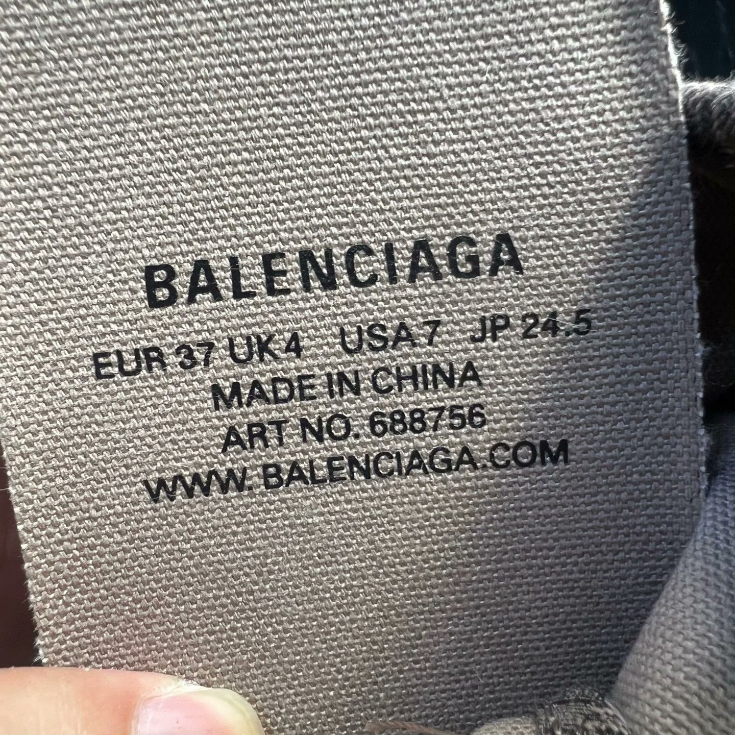 Balenciaga Balenciaga Brown Hitop Sneakers 37 Women Size US 6.5 / IT 36.5 - 7 Thumbnail