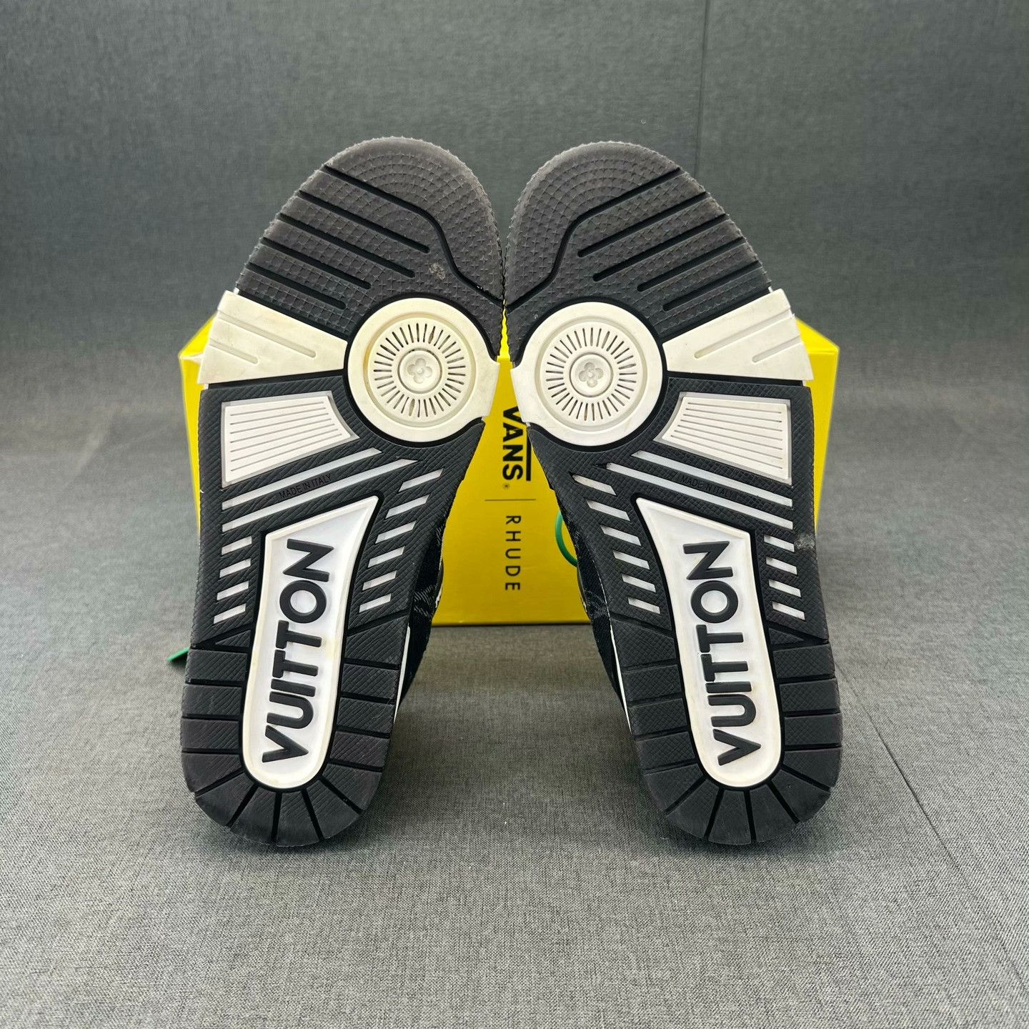 Louis Vuitton Louis Vuitton Training Denim Black Lowtop Sneakers 37 Women Size US 6.5 / IT 36.5 - 6 Thumbnail