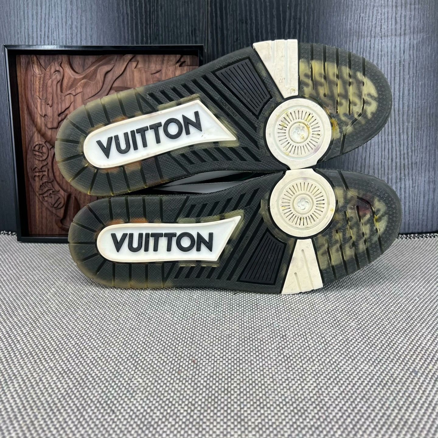 Louis Vuitton Louis Vuitton Training Black Lowtop Sneakers 41 Men Size US 8.5 / EU 41-42 - 7 Thumbnail