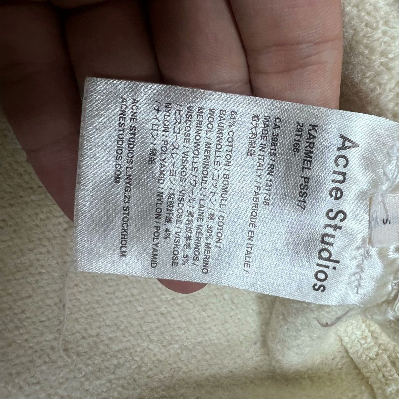 Acne Studios Acne Studios Sweater S Men Size US S / EU 44-46 / 1 - 4 Thumbnail
