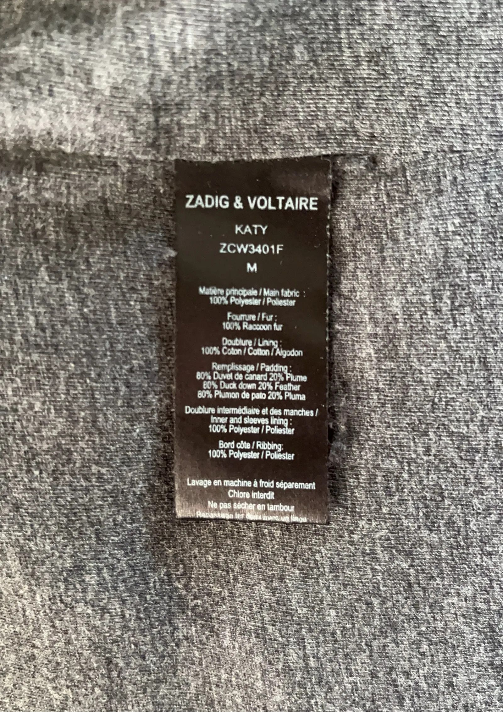 Zadig & Voltaire Zadig & Voltaire KATY Down Jacket Size M / US 6-8 / IT 42-44 - 3 Thumbnail