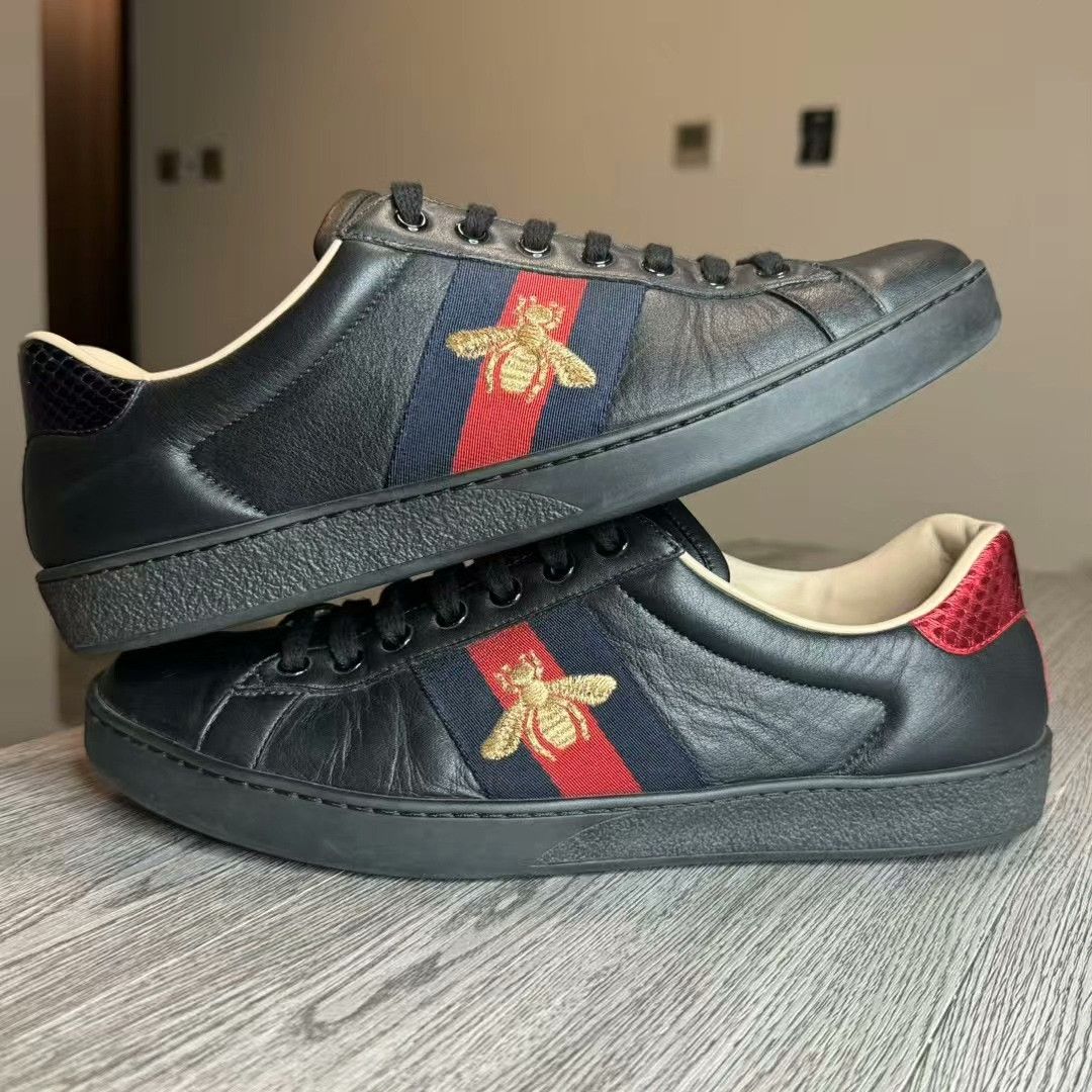 Gucci Gucci Embroidered Lowtop Sneakers 42 Men Size US 9 / EU 42 - 2 Thumbnail