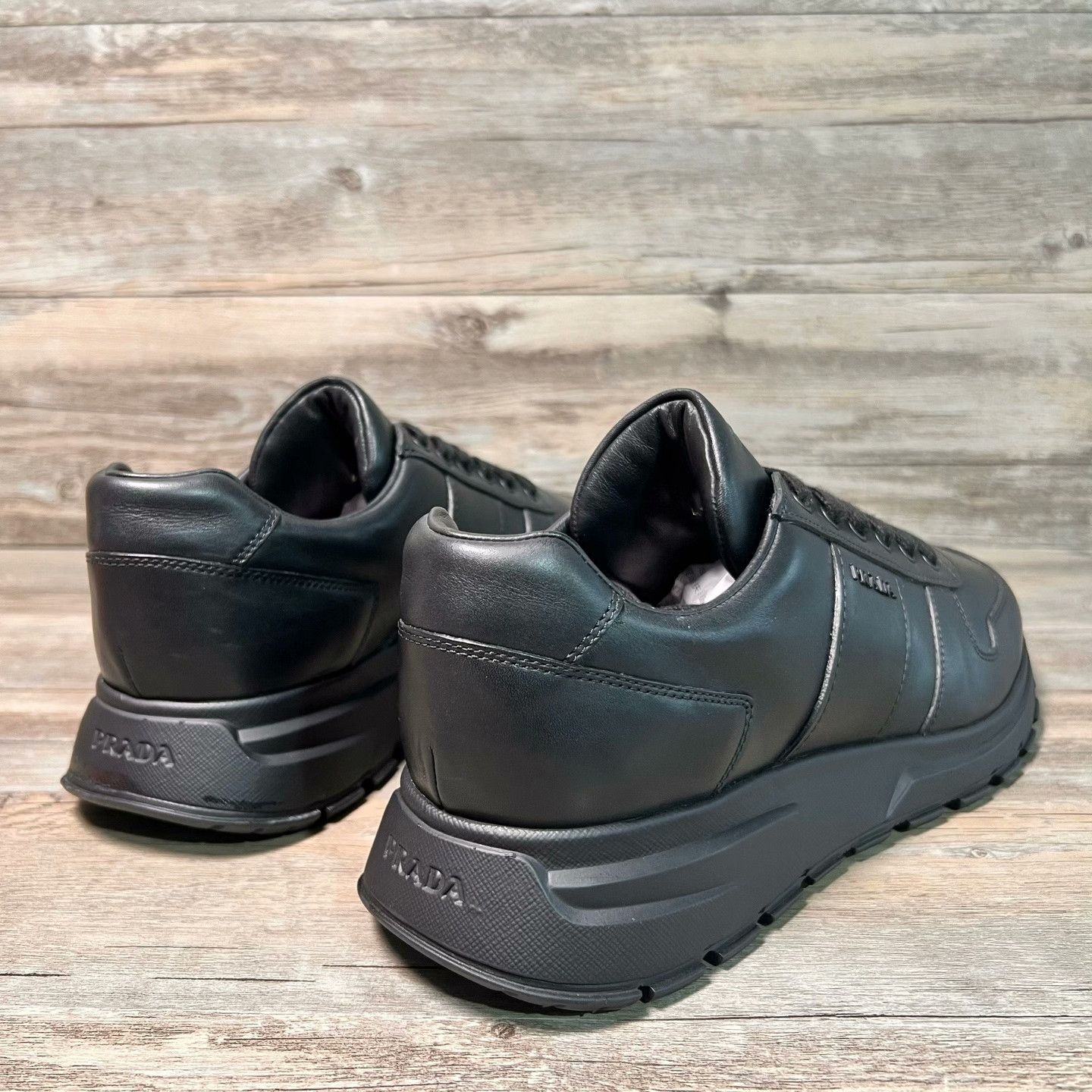 Prada Prada Casual Black Lowtop Sneakers 44 Men Size US 10.5 / EU 43-44 - 3 Thumbnail