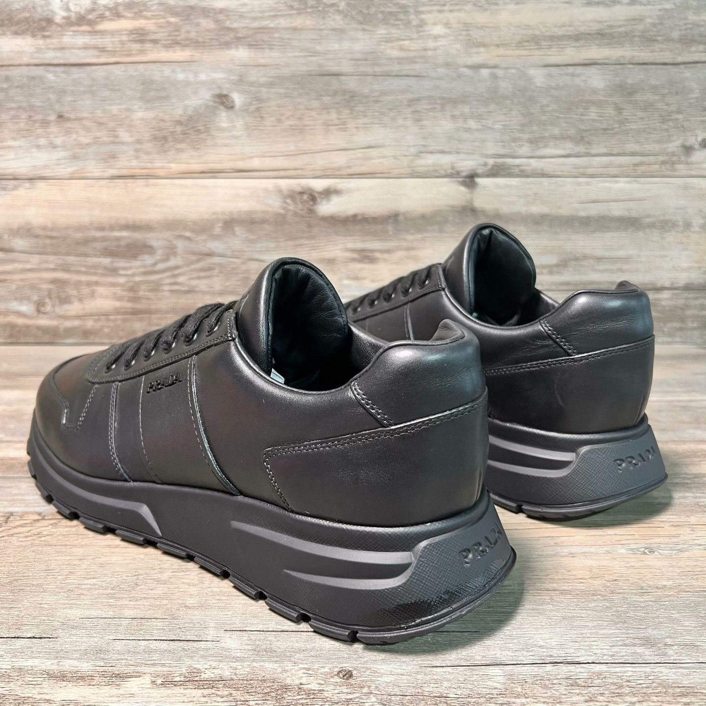 Prada Prada Casual Black Lowtop Sneakers 44 Men Size US 10.5 / EU 43-44 - 4 Thumbnail