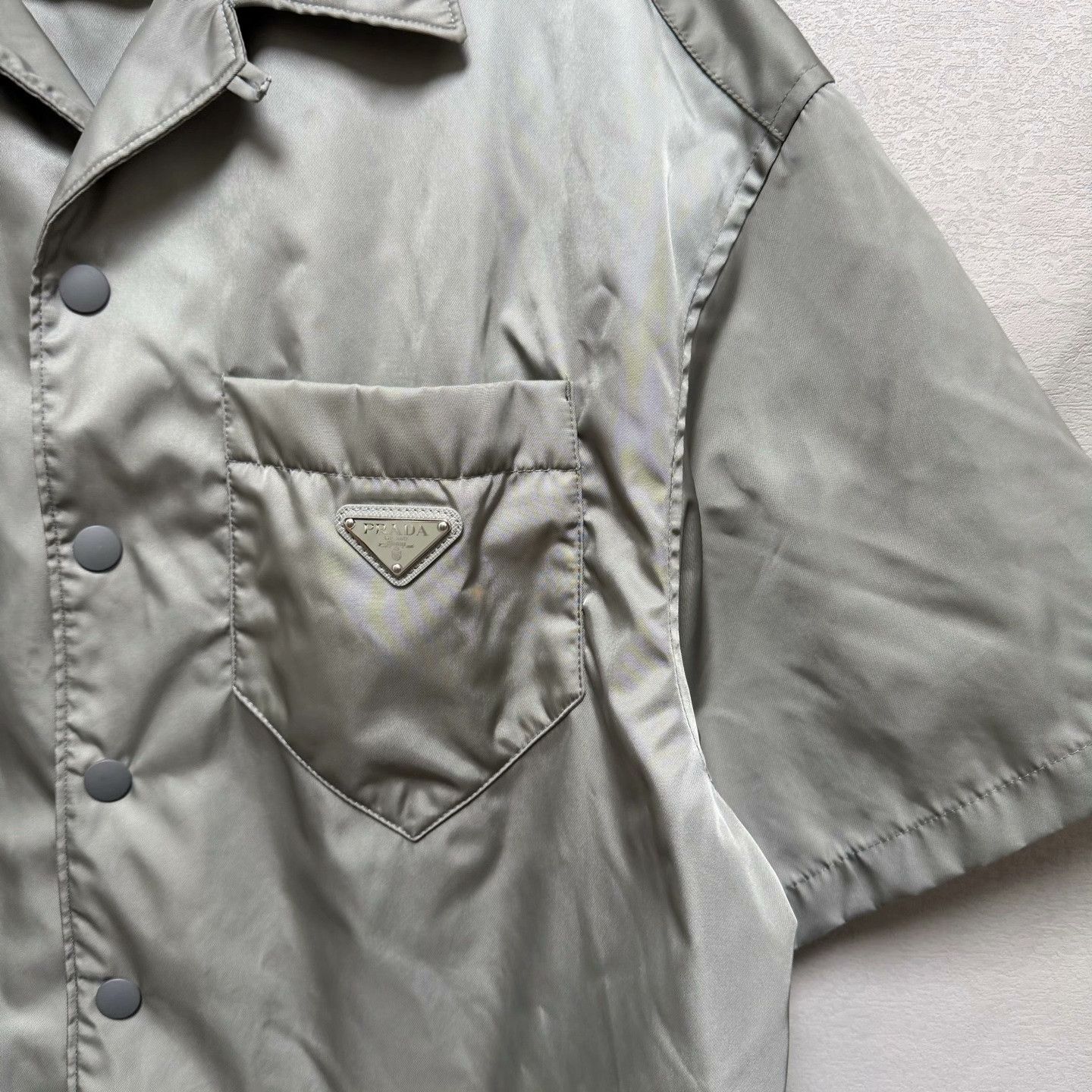 Prada Prada Retro Gray Shirt M Men Size US M / EU 48-50 / 2 - 5 Thumbnail