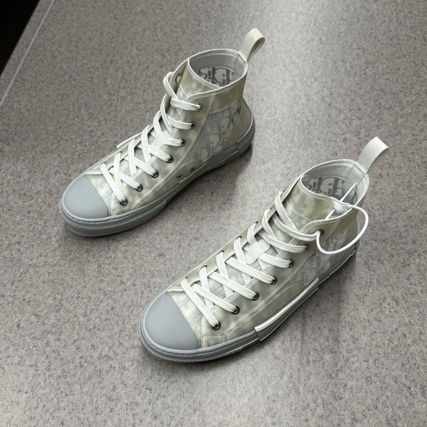Dior Dior Gray Hitop Sneakers 23 Women Size US 8 / IT 38 - 5 Thumbnail