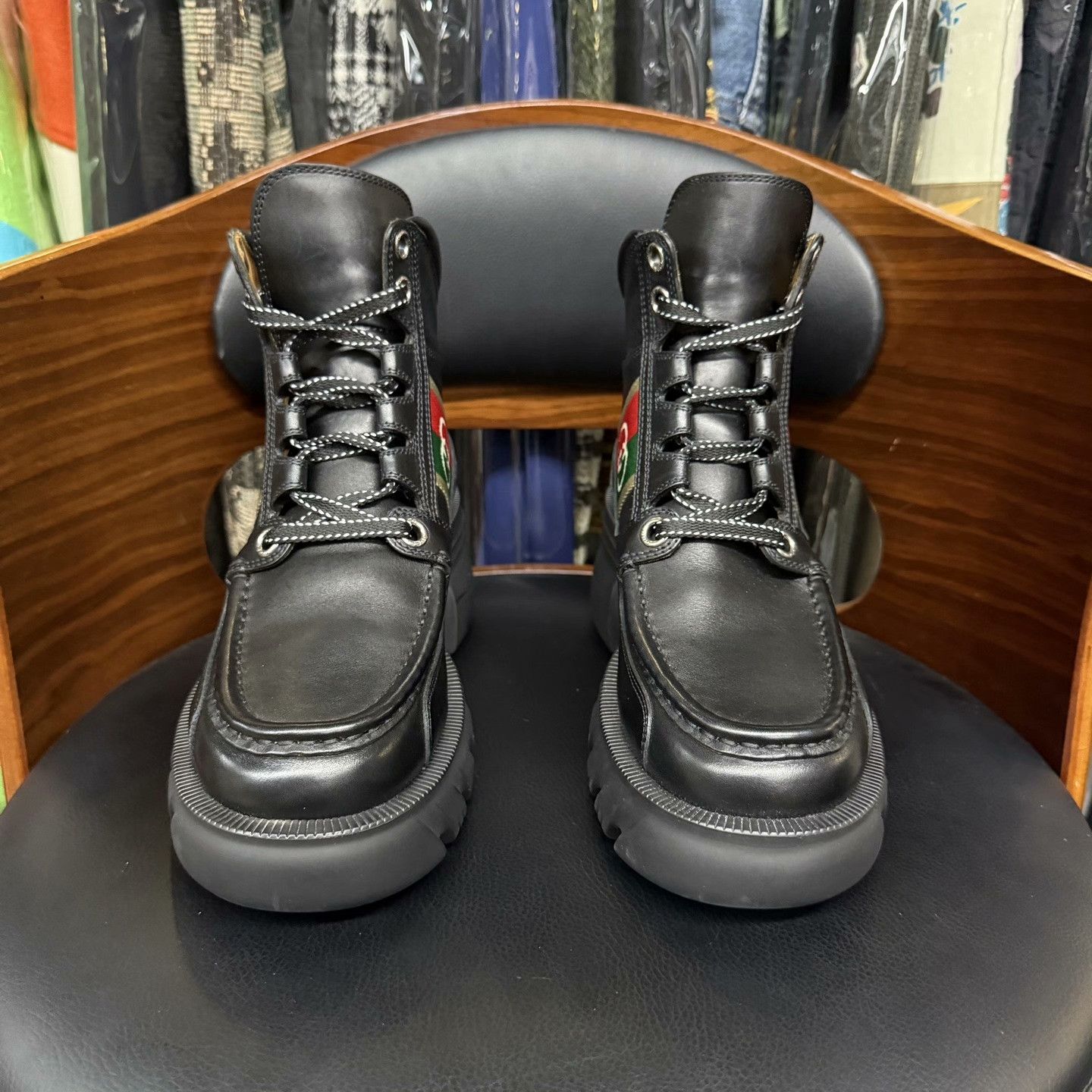 Gucci Gucci Black Boots 36 Women Size US 6 / IT 36 - 2 Thumbnail