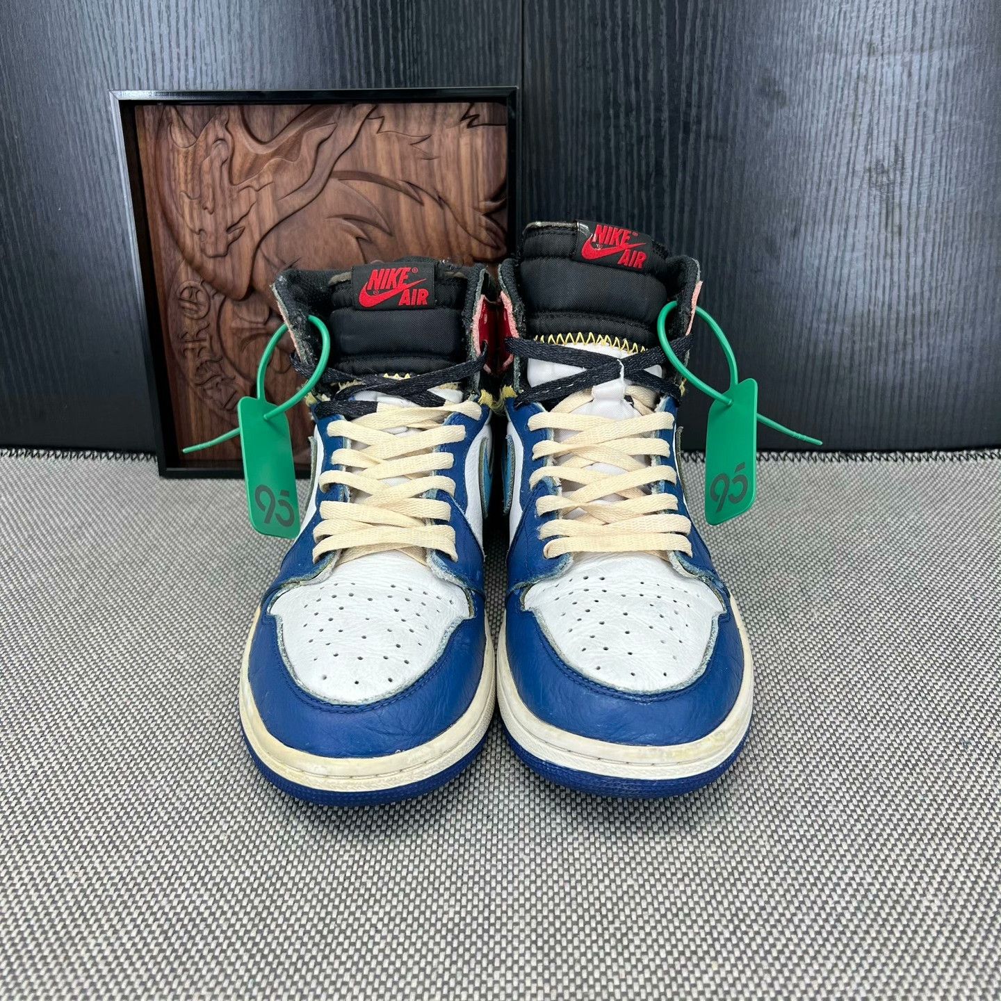 Nike Nike AJ1 Blue Lowtop Sneakers 42 Men Size US 9 / EU 42 - 4 Thumbnail