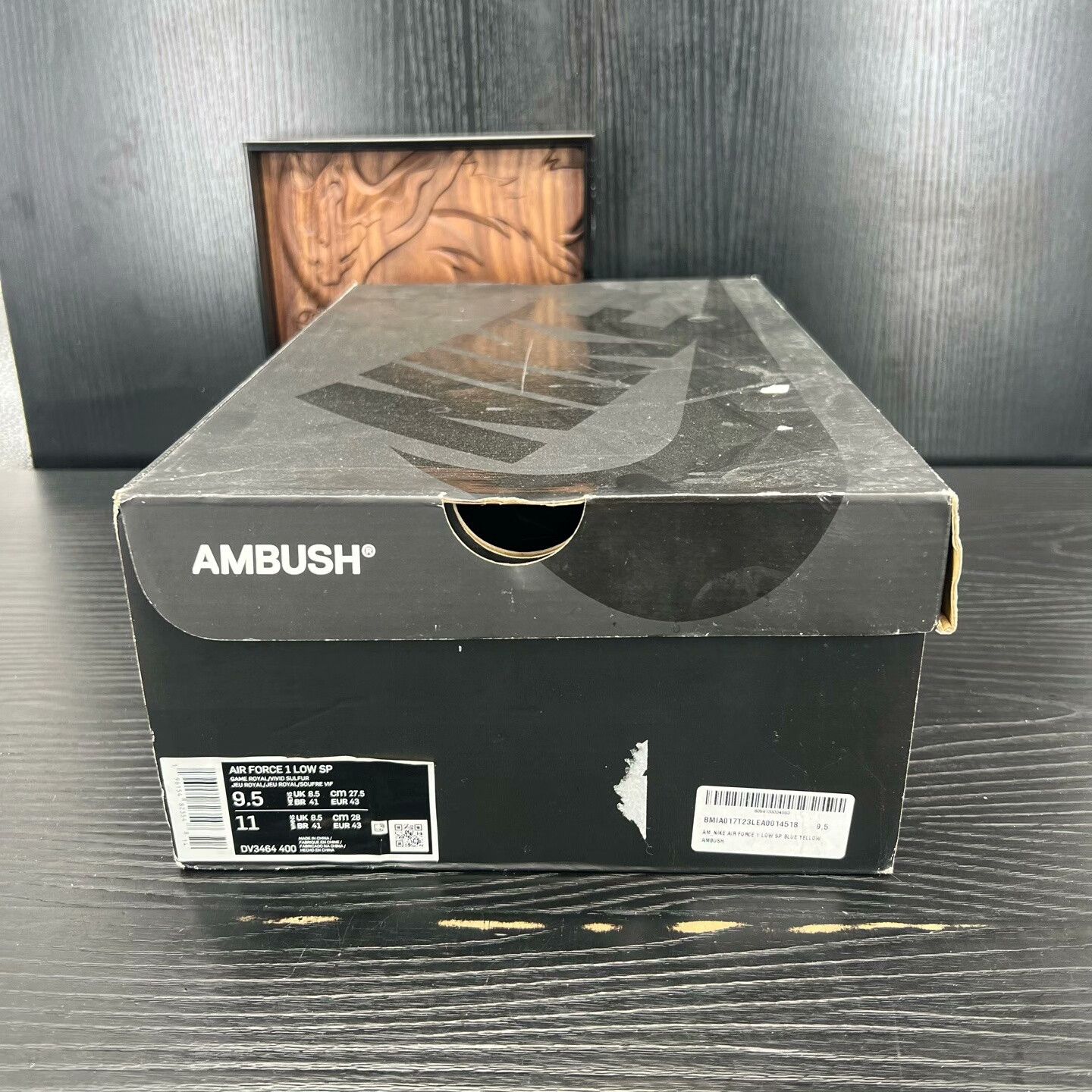 Nike Ambush AF1 Yellow Lowtop Sneakers 43 Men Size US 10 / EU 43 - 9 Thumbnail