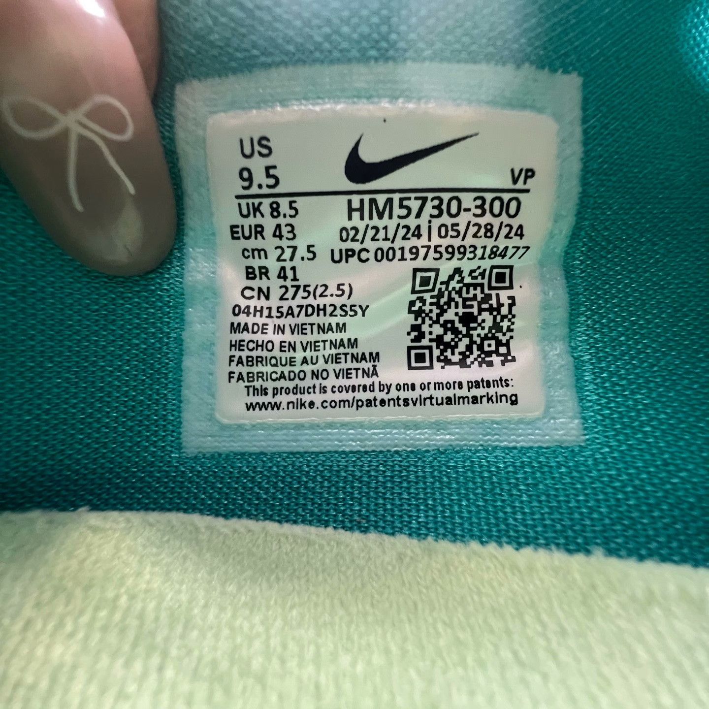 Nike Nike Green Lowtop Sneakers 43 Men Size US 10 / EU 43 - 8 Thumbnail