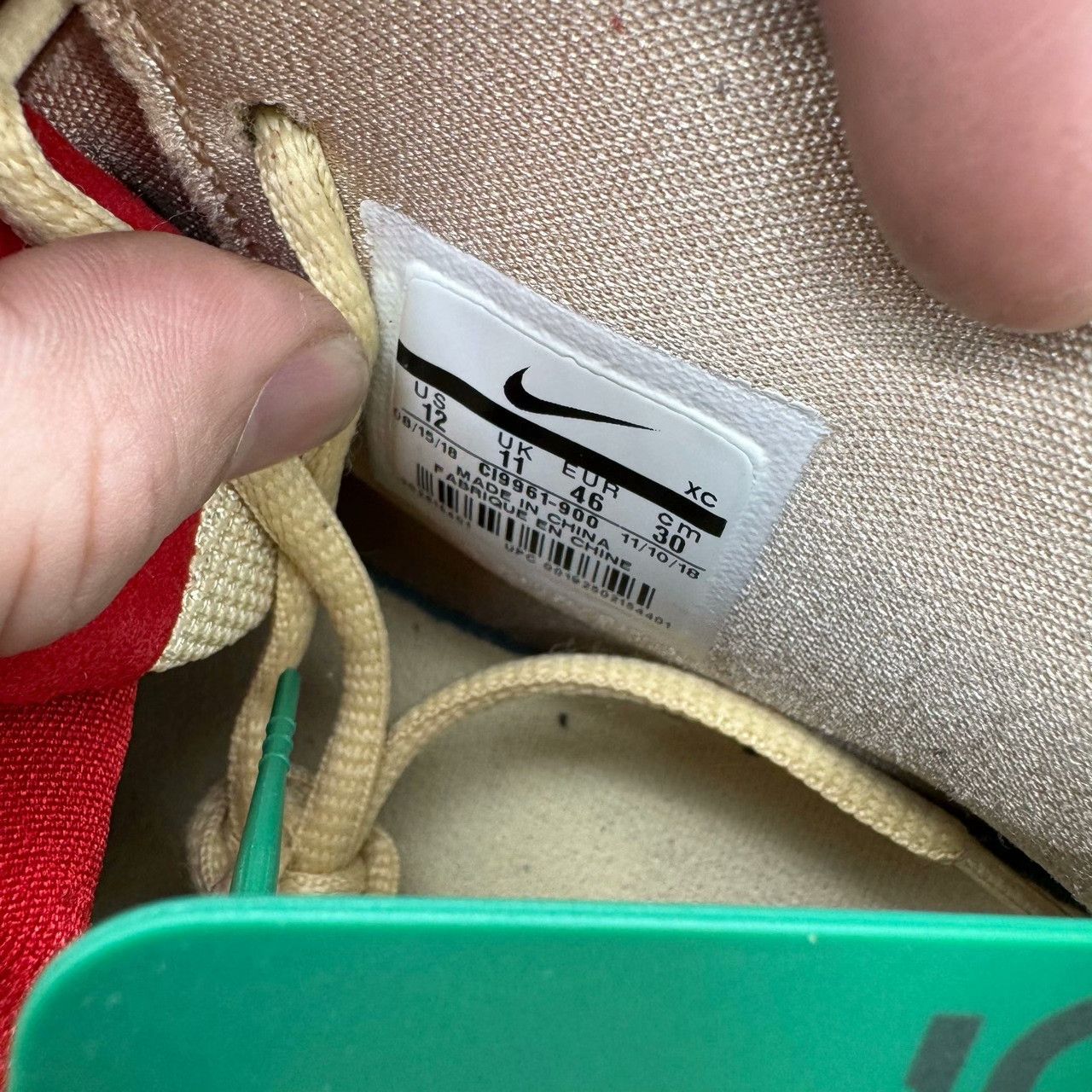 Nike Nike Beige Lowtop Sneakers 46 Men Size US 12 / EU 45 - 8 Thumbnail