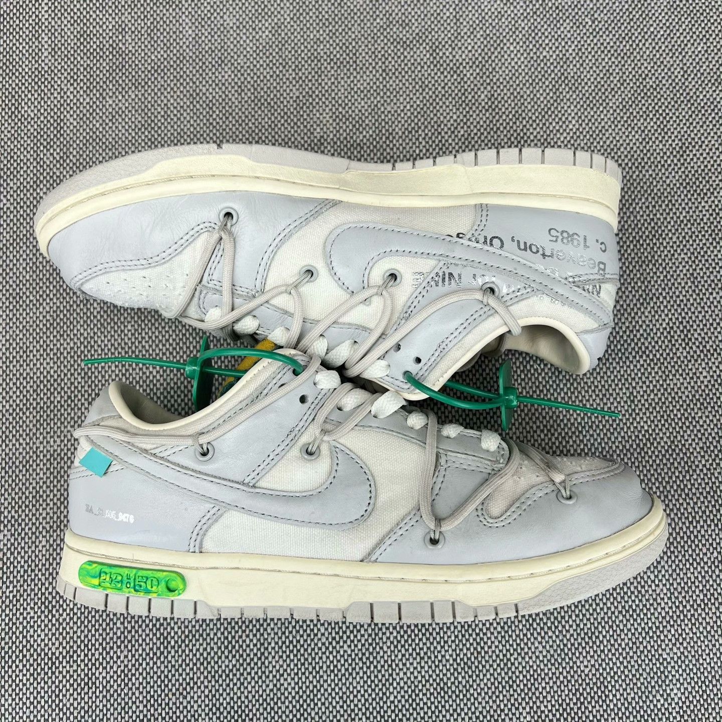 Off-White Off-White DUNK White Lowtop Sneakers 42 Men Size US 9 / EU 42 - 3 Thumbnail