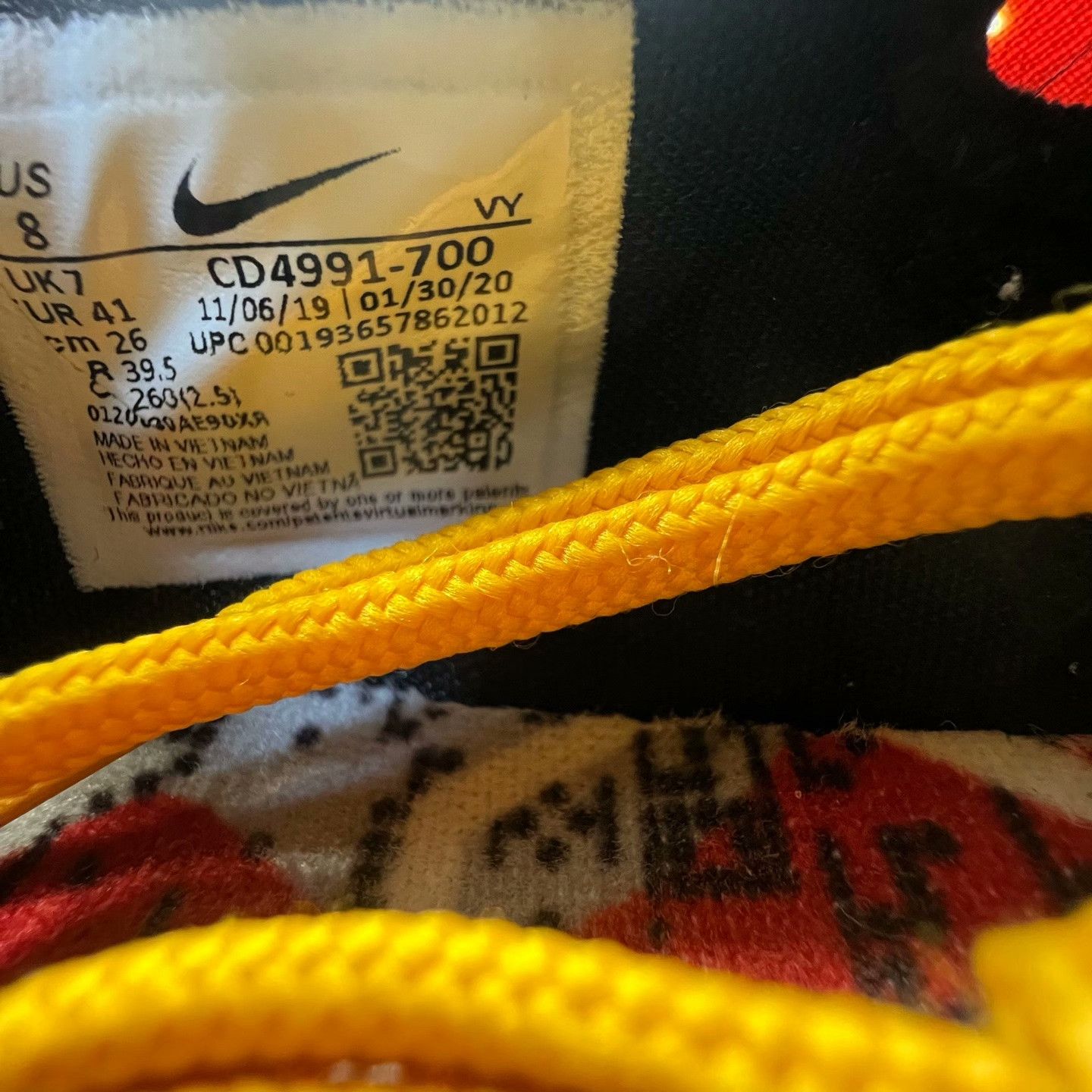 Nike Nike Yellow Lowtop Sneakers 41 Men Size US 8.5 / EU 41-42 - 4 Thumbnail