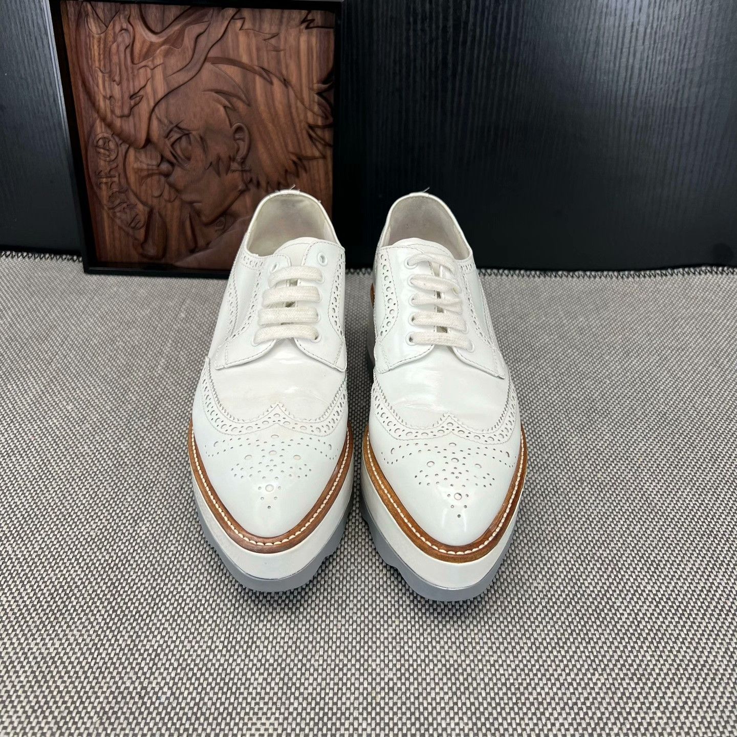 Prada Prada White Lowtop Sneakers 36 Women Size US 6 / IT 36 - 4 Thumbnail