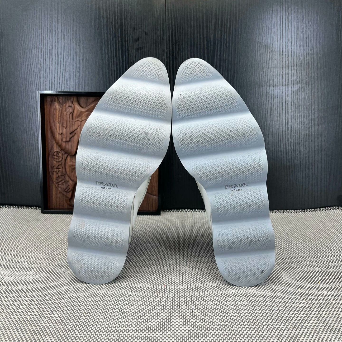 Prada Prada White Lowtop Sneakers 36 Women Size US 6 / IT 36 - 5 Thumbnail