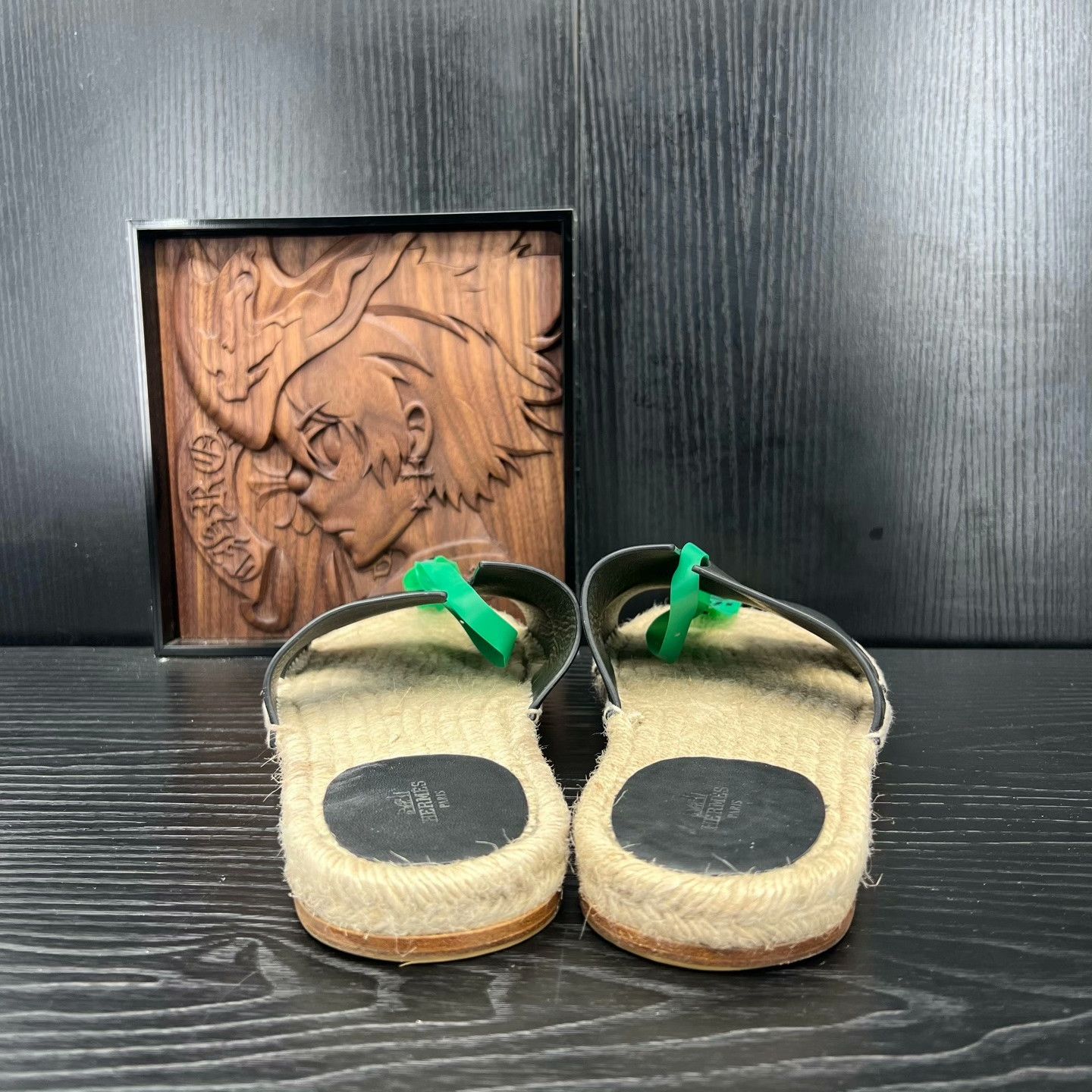 Hermes Hermes Black Sandals 44 Men Size US 10.5 / EU 43-44 - 5 Thumbnail