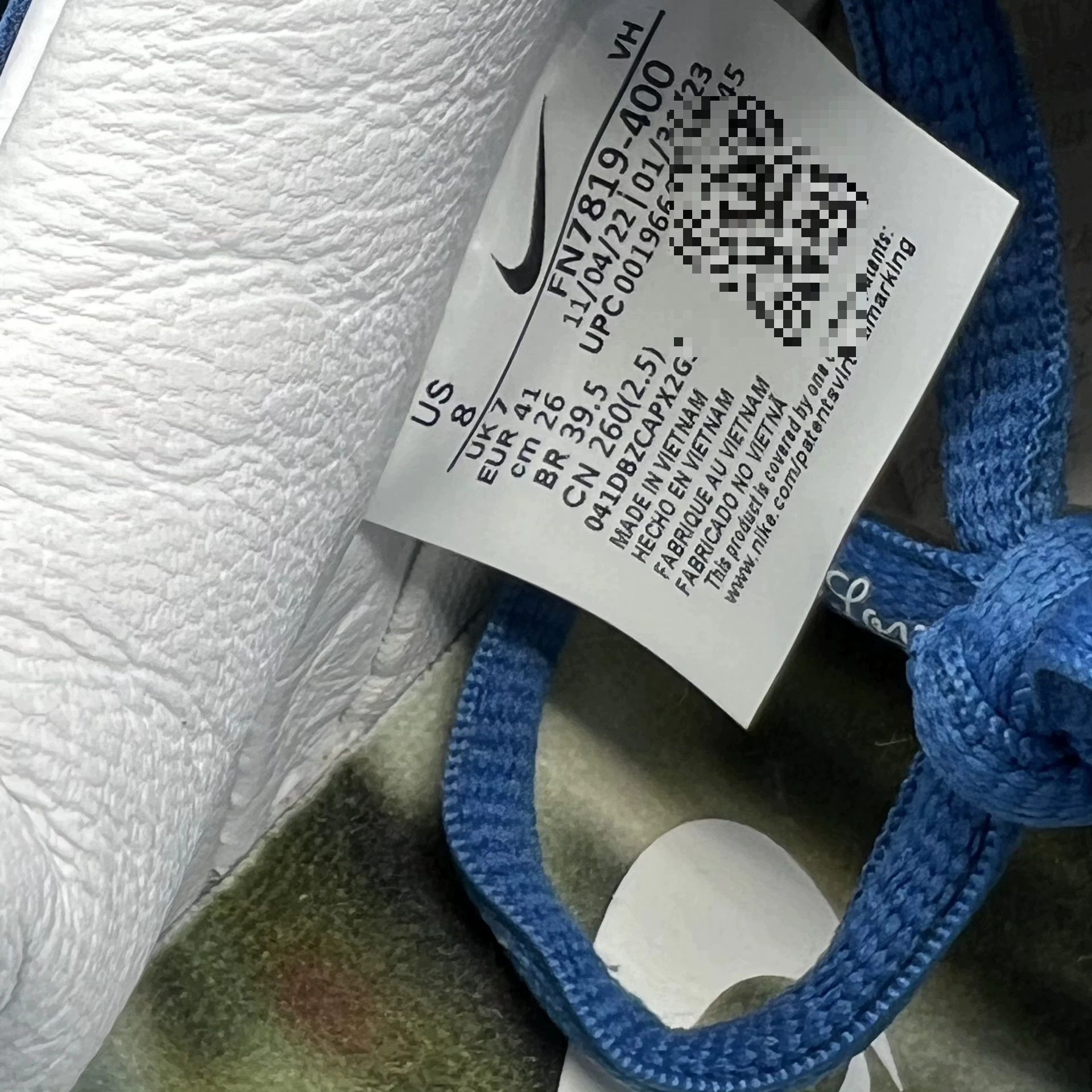 Nike Nike DUNK Blue Lowtop Sneakers 41 Men Size US 8.5 / EU 41-42 - 8 Thumbnail