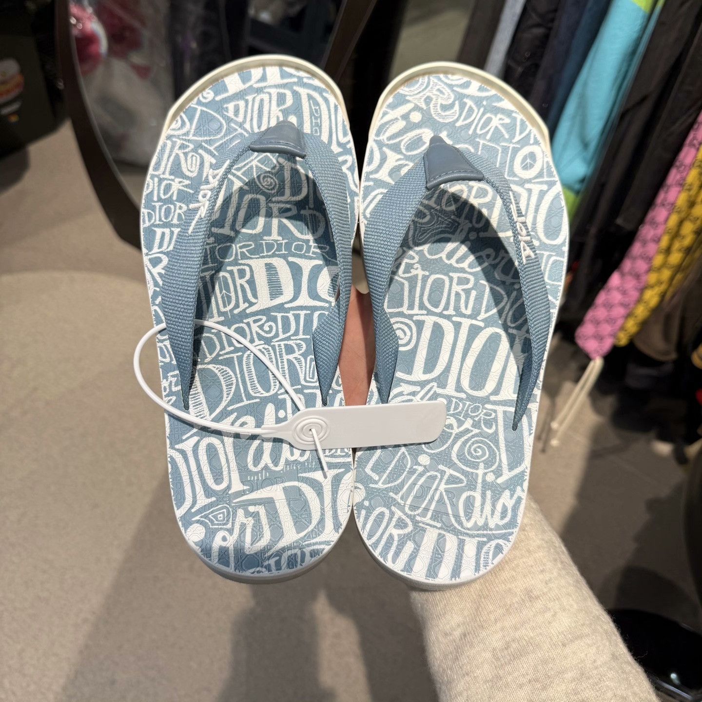 Dior Dior Collab Blue Sandals 41 Men Size US 8.5 / EU 41-42 - 8 Thumbnail