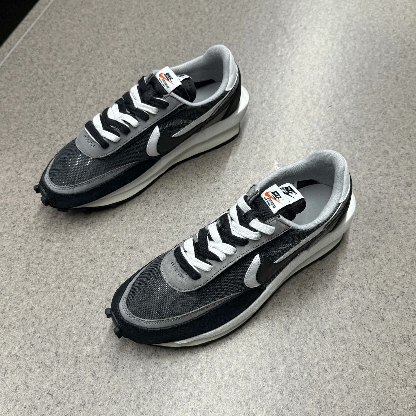 Sacai Sacai Black Lowtop Sneakers 44.5 Men Size US 11 / EU 44 - 5 Thumbnail