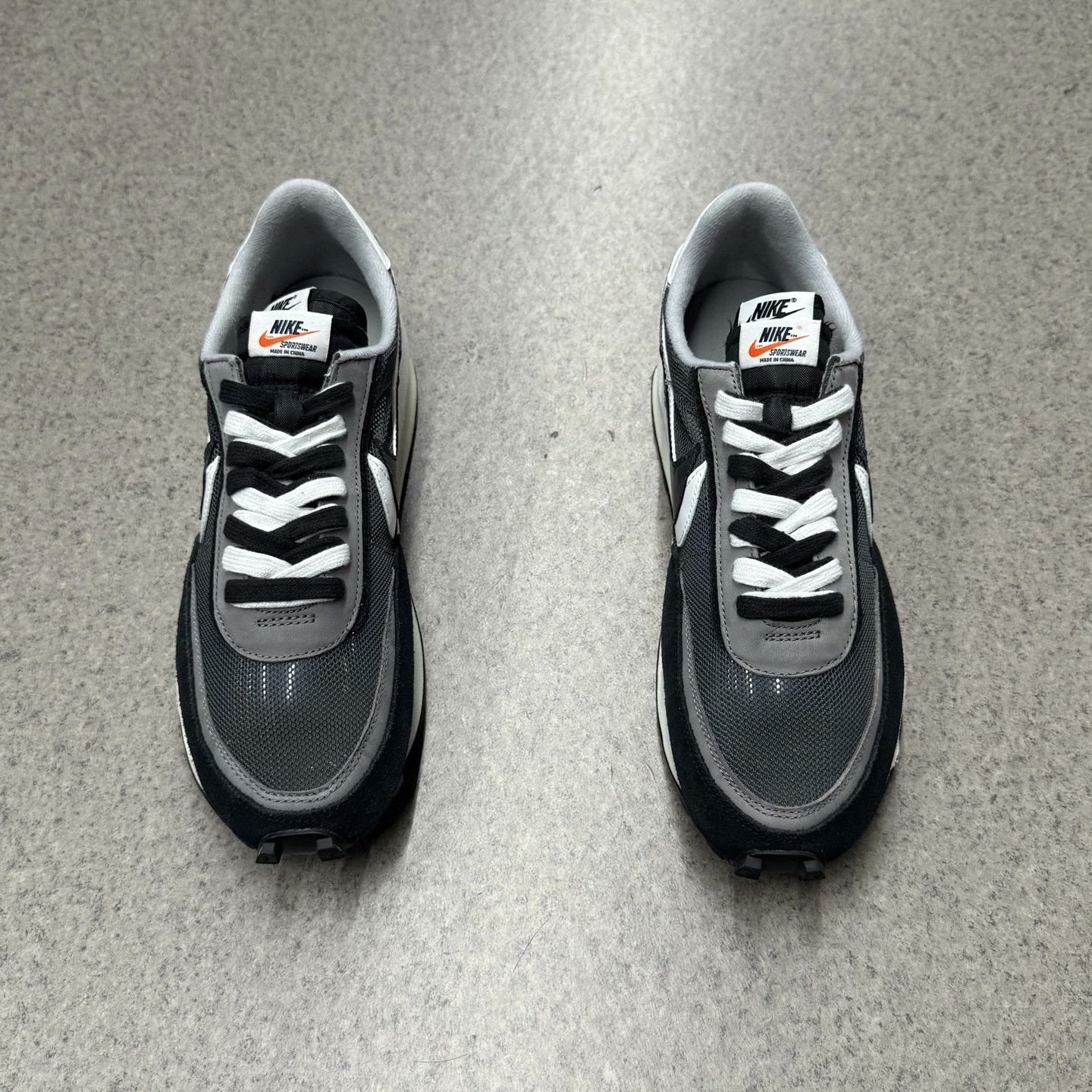 Sacai Sacai Black Lowtop Sneakers 44.5 Men Size US 11 / EU 44 - 8 Thumbnail