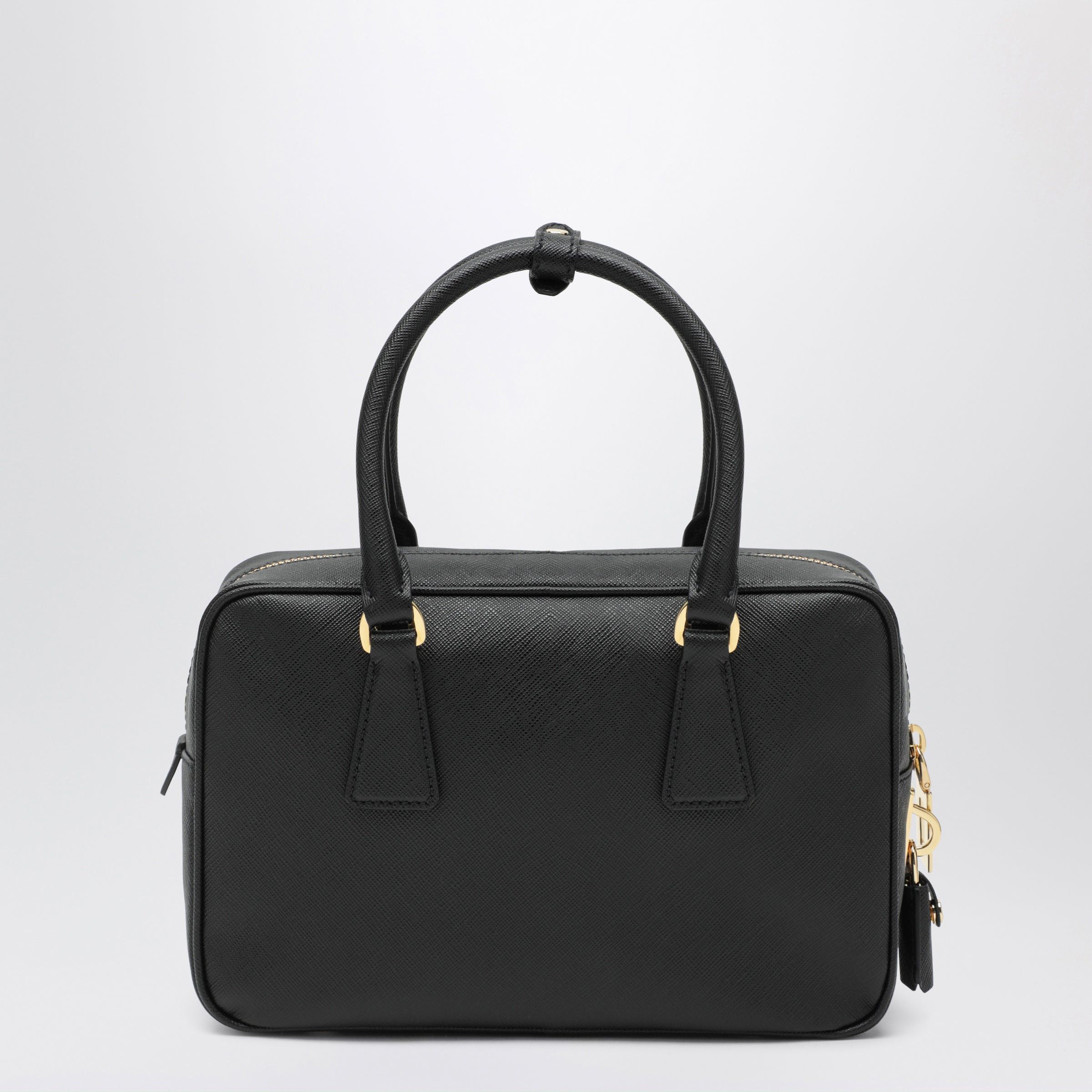 Prada Prada Black Saffiano Leather Top-Handle Bag Size ONE SIZE - 2 Thumbnail
