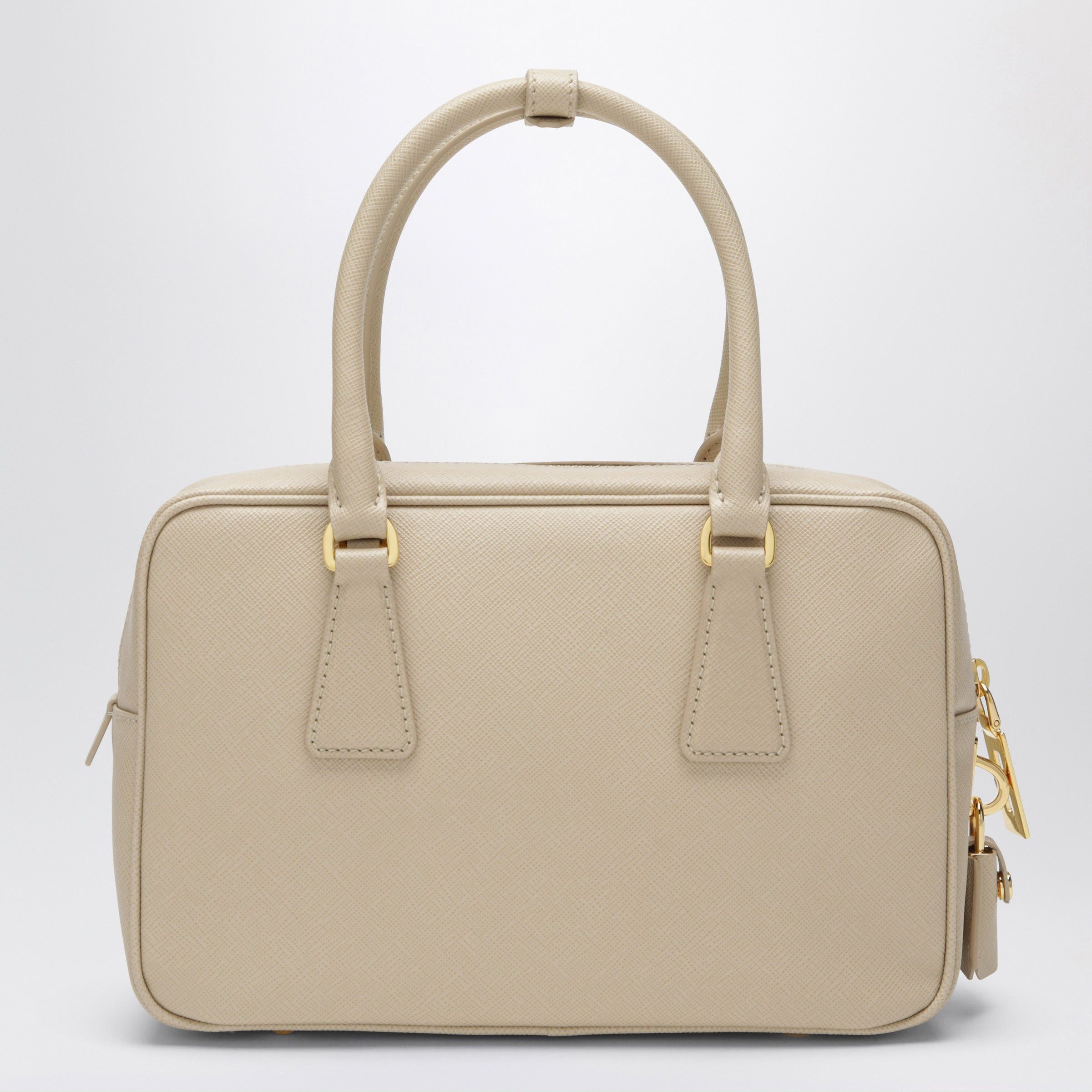 Prada Prada Beige Saffiano Leather Top-Handle Bag Size ONE SIZE - 2 Thumbnail