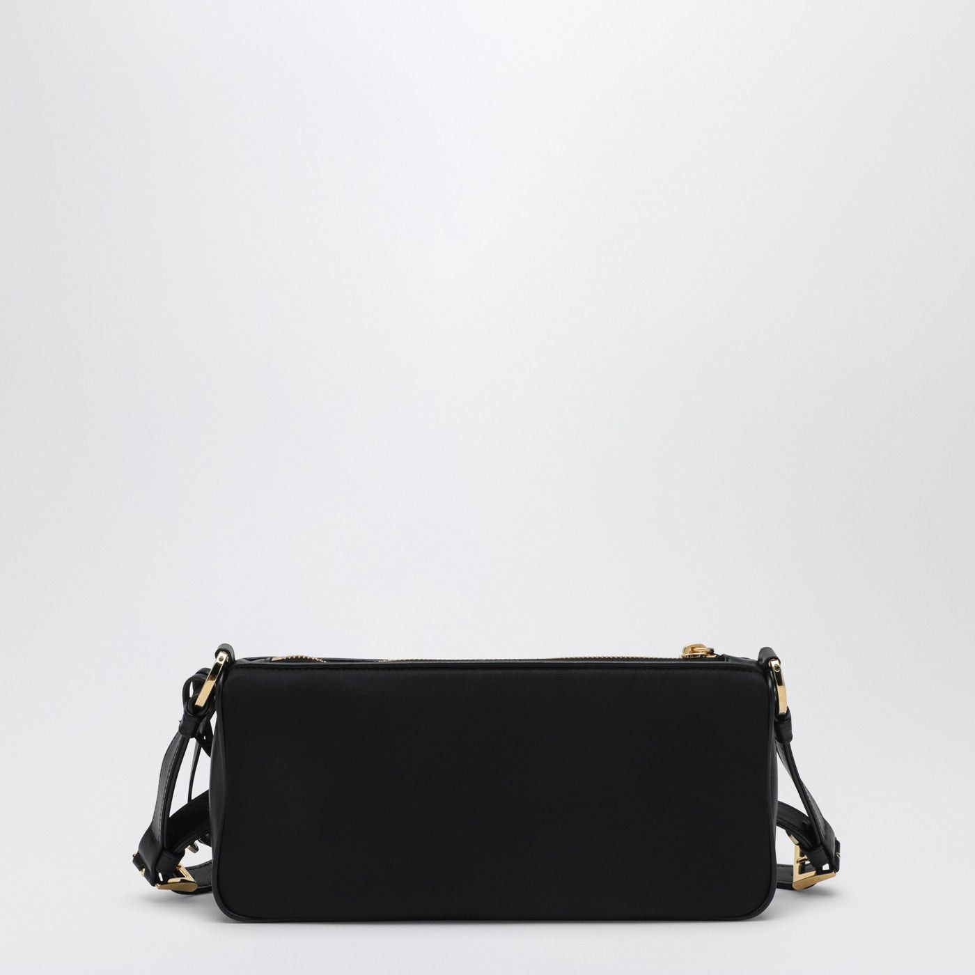 Prada Prada Black Re-Nylon And Leather Bag With Padlock Size ONE SIZE - 2 Thumbnail