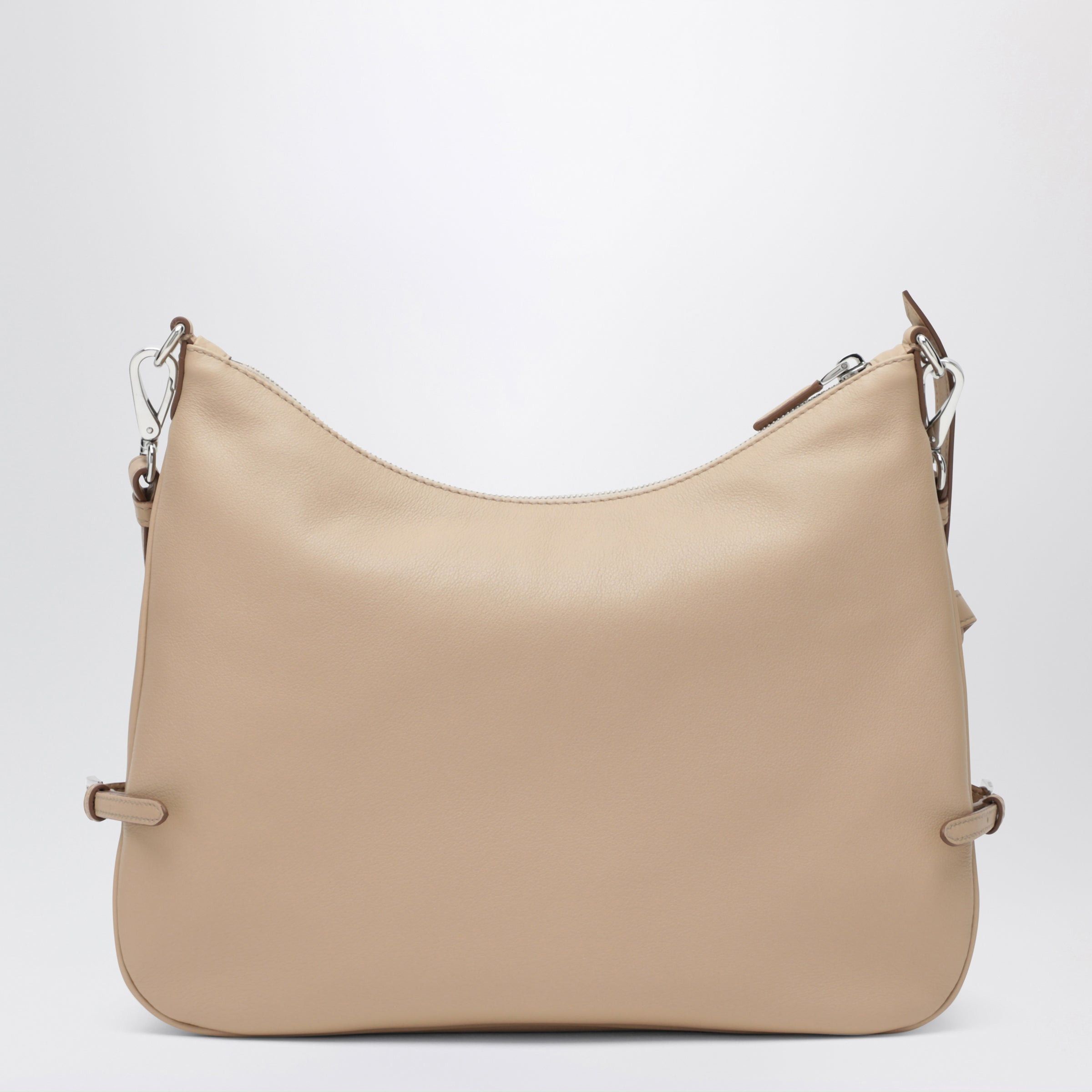 Prada Prada Prada Fold Large Sand-Colored Leather Bag Size ONE SIZE - 2 Thumbnail