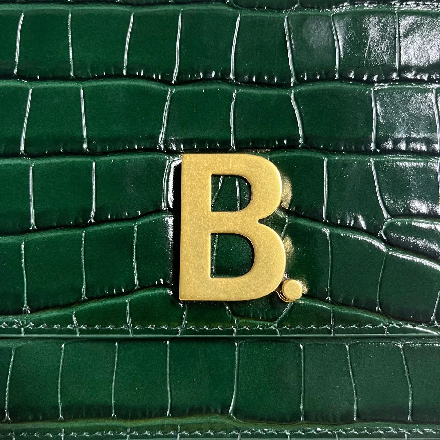 Balenciaga Balenciaga Retro Graphic Green Shoulder Bag Women Size ONE SIZE - 4 Thumbnail