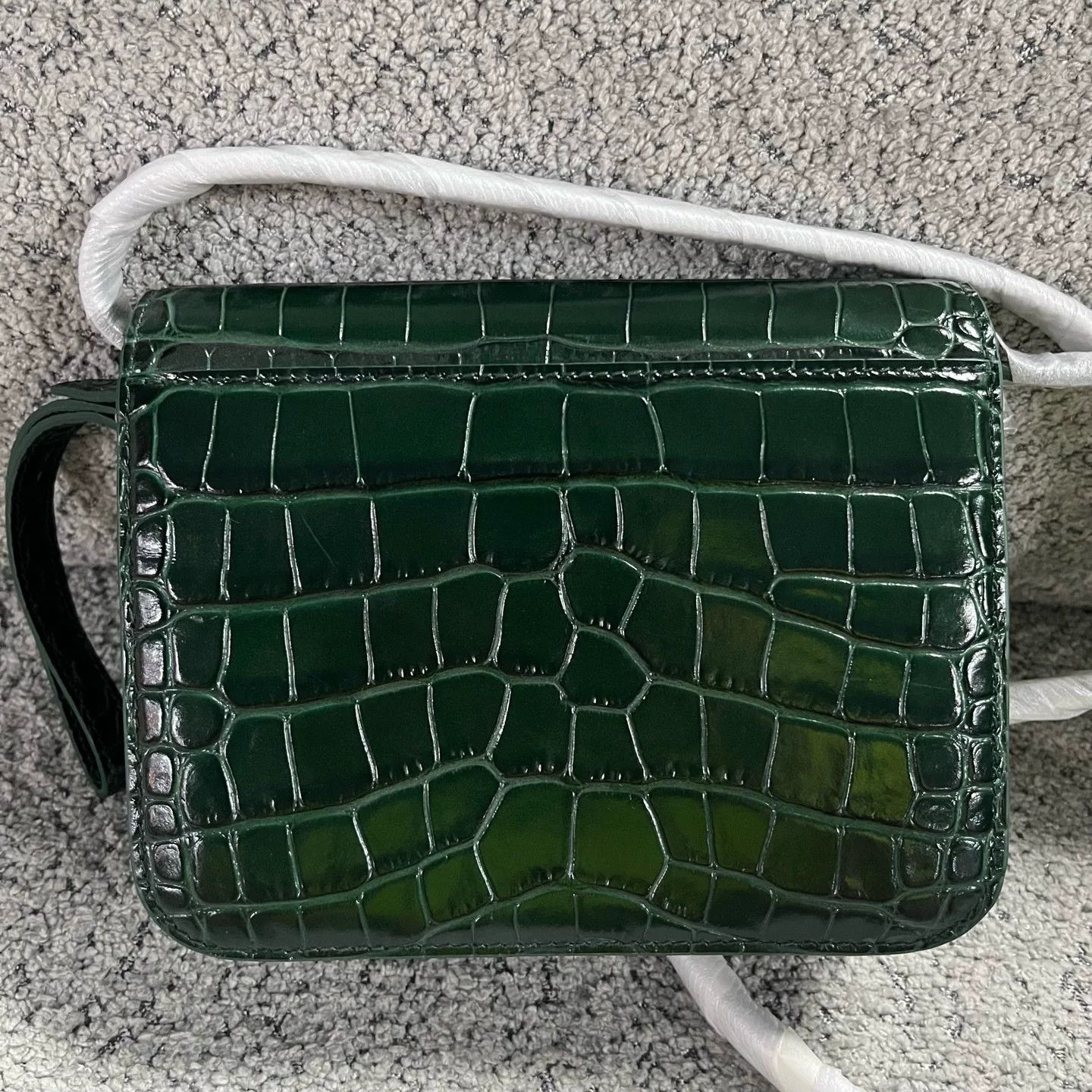 Balenciaga Balenciaga Retro Graphic Green Shoulder Bag Women Size ONE SIZE - 8 Thumbnail