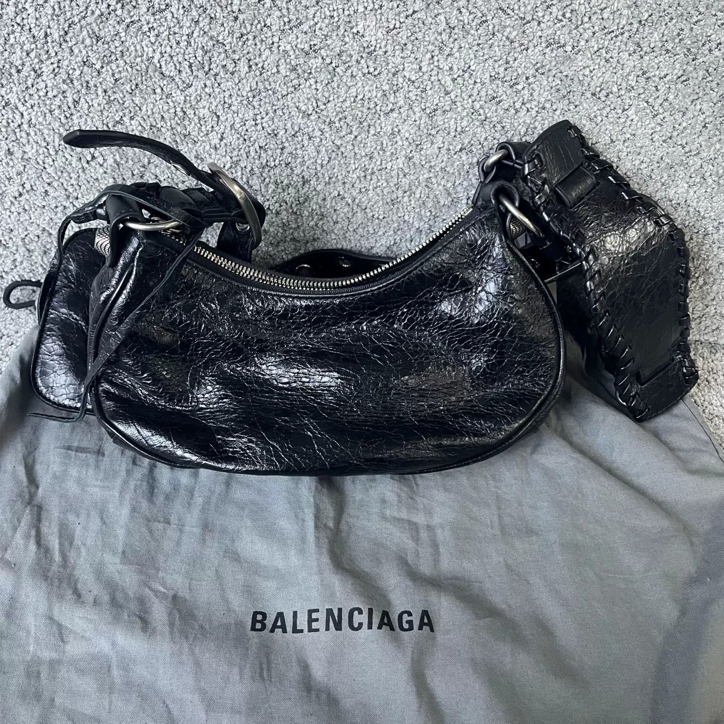 Balenciaga Balenciaga Leather Shoulder Bag Women Size ONE SIZE - 7 Thumbnail