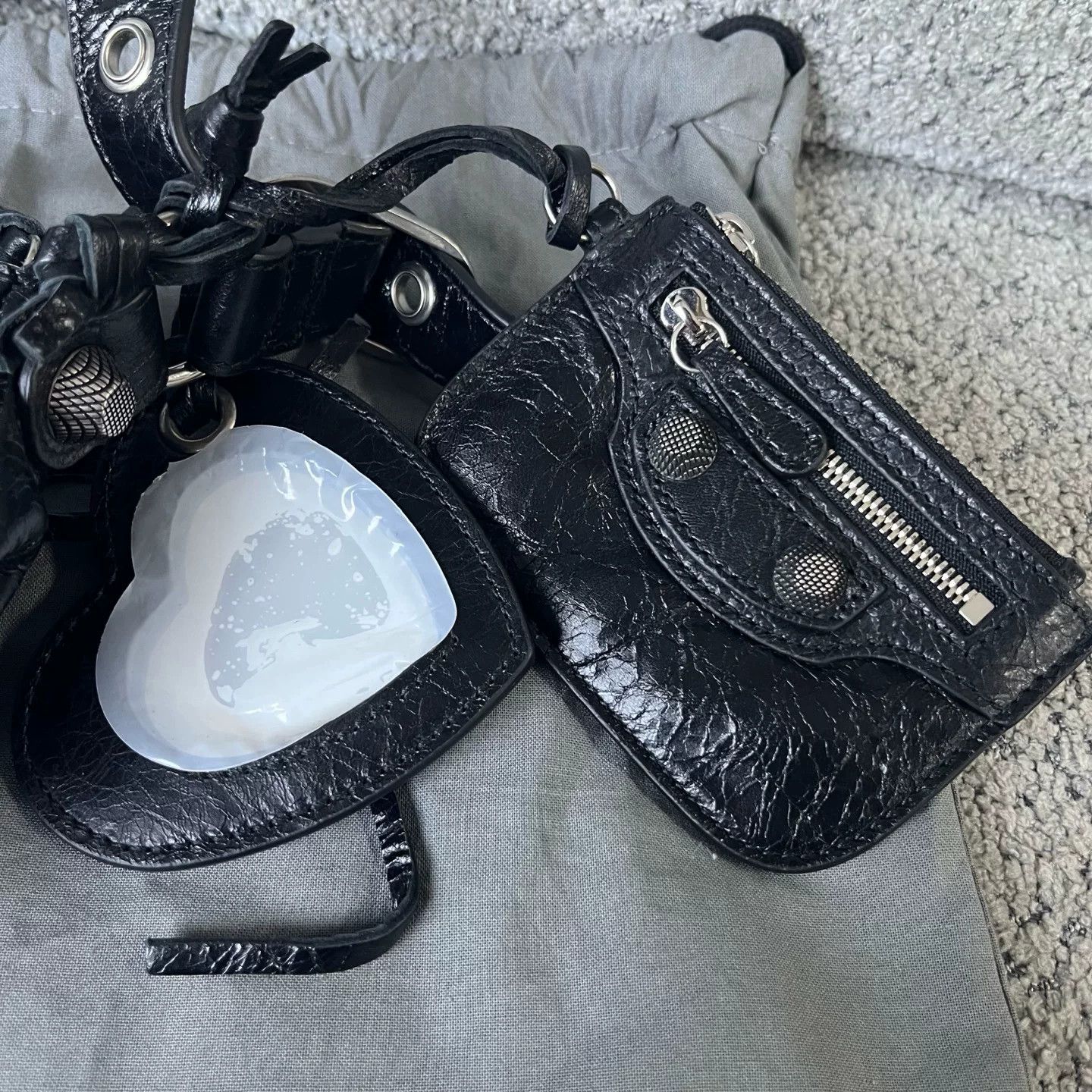 Balenciaga Balenciaga Leather Shoulder Bag Women Size ONE SIZE - 3 Thumbnail