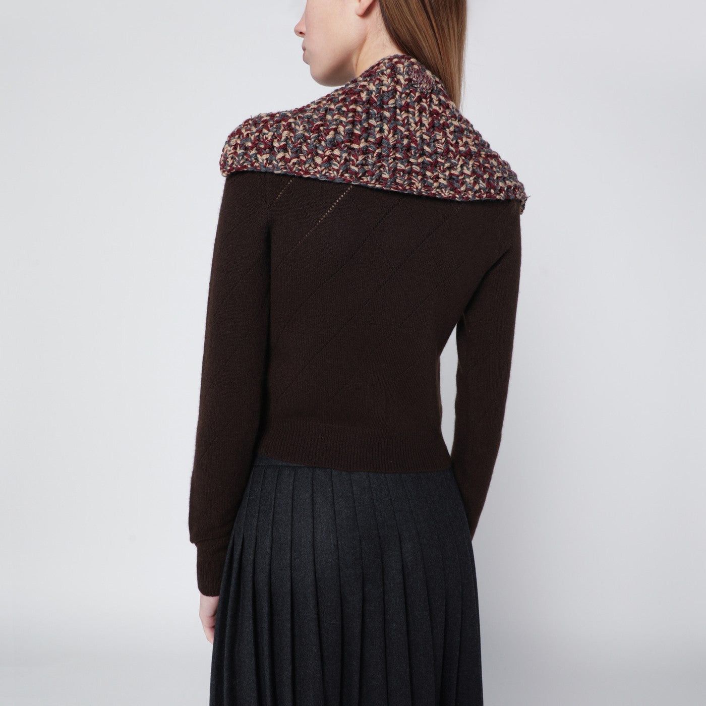 Prada Prada Wool And Cashmere Knit Collar Size ONE SIZE - 2 Thumbnail