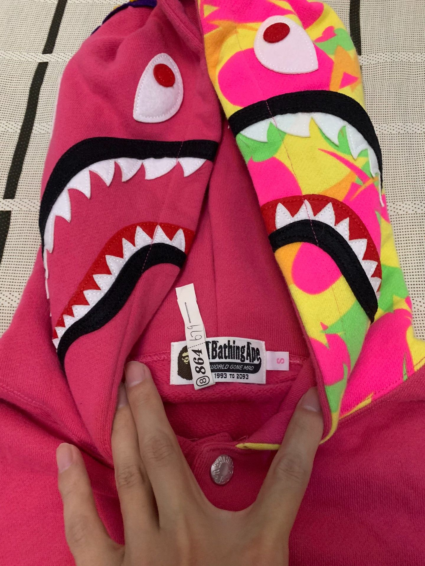 Bape Bape Shark Camo Black Light Jacket S Men Size US S / EU 44-46 / 1 - 3 Thumbnail