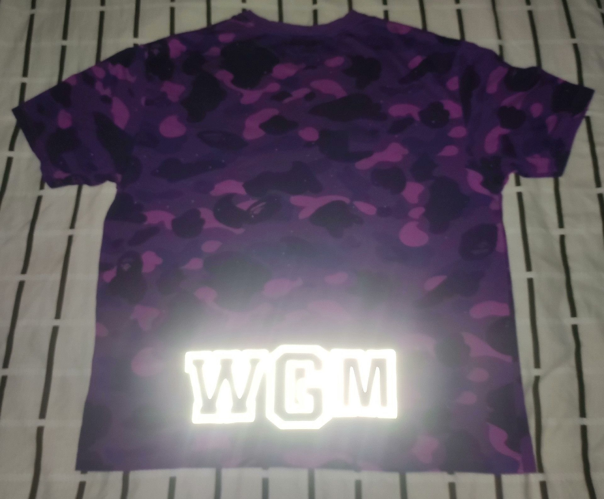 Bape Bape Shark Camo Purple T-Shirt M Men Size US M / EU 48-50 / 2 - 3 Thumbnail