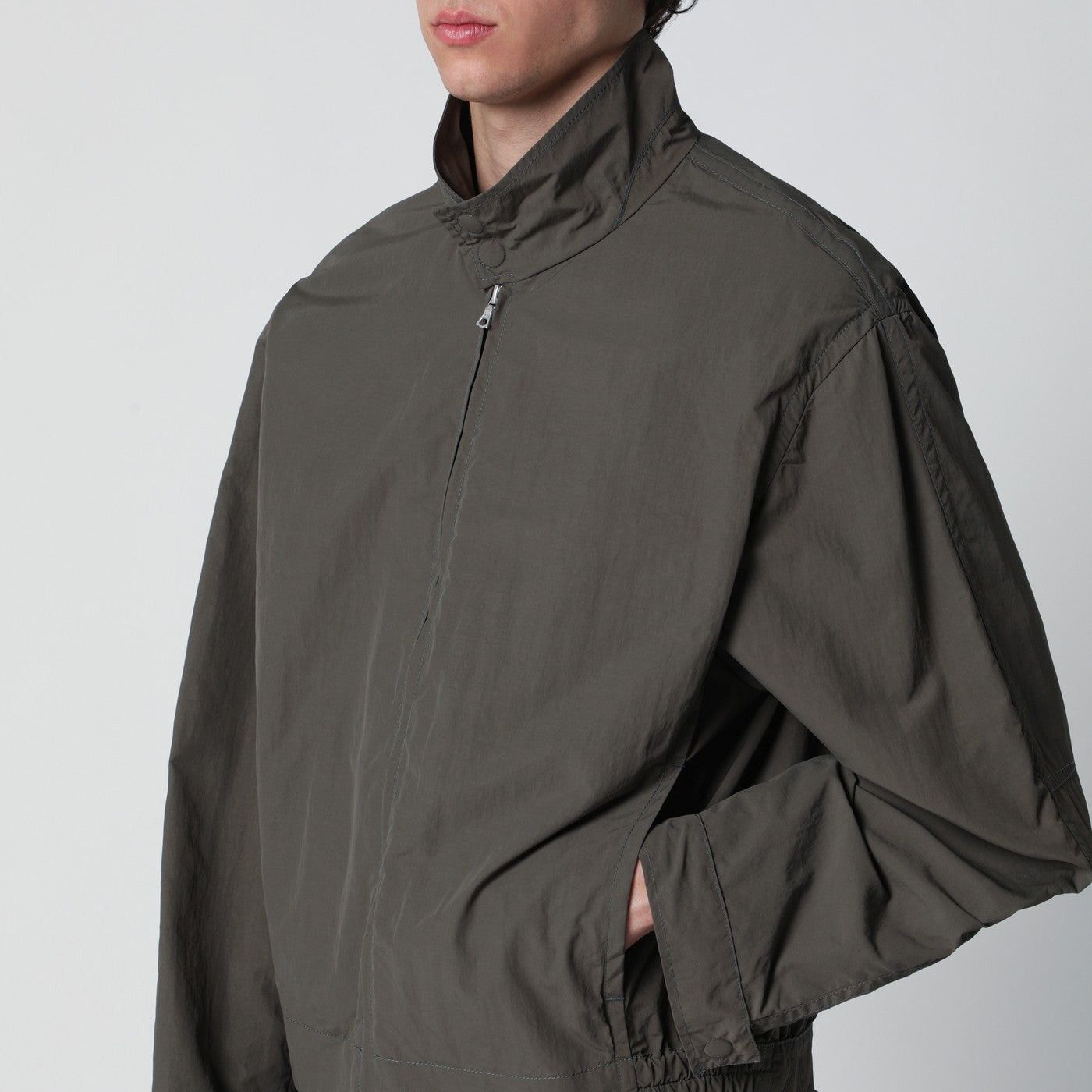 Dries Van Noten Dries Van Noten Khaki Zip-Up Jacket Size US M / EU 48-50 / 2 - 2 Thumbnail