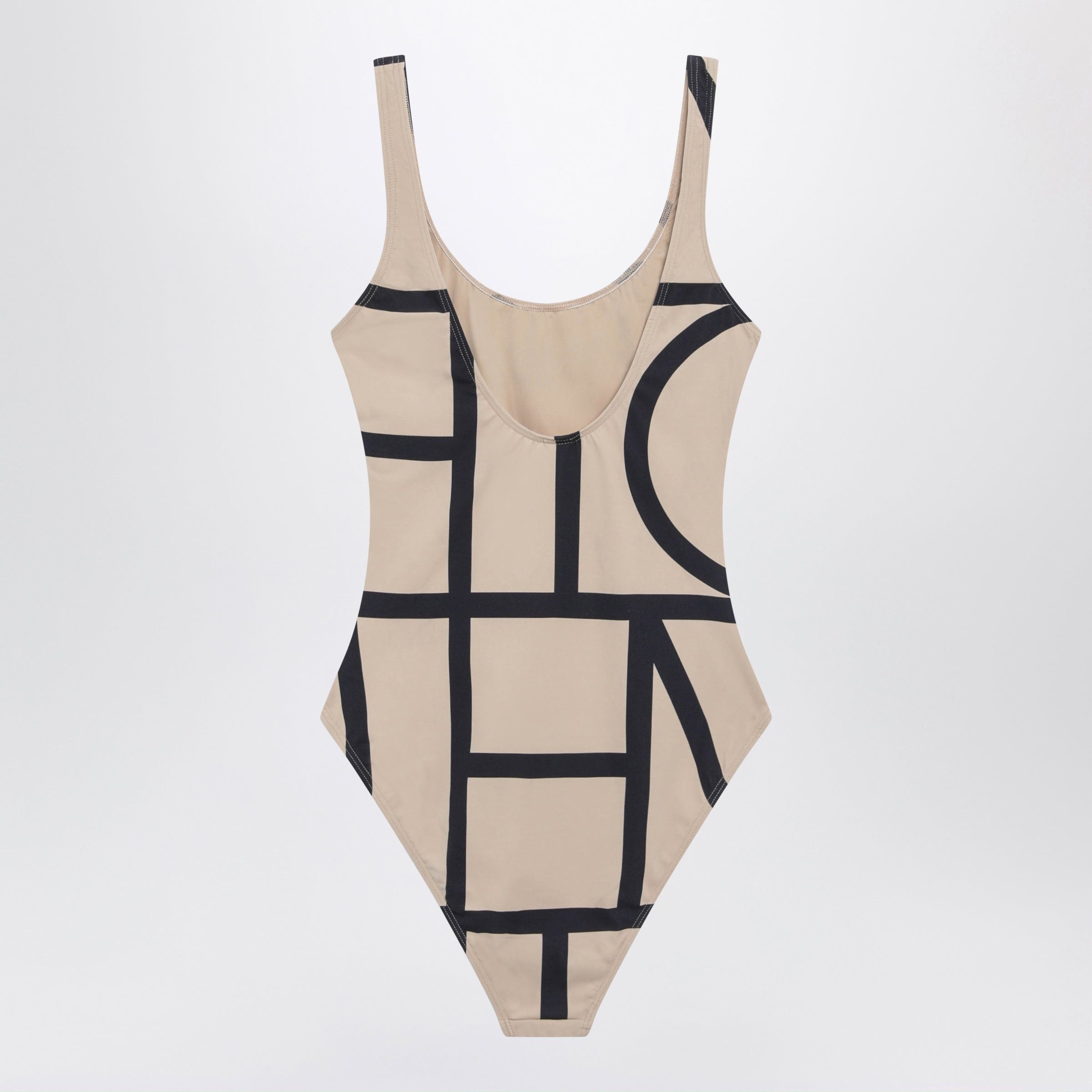 Toteme Toteme Beige Swimsuit With Monogram Size ONE SIZE - 2 Thumbnail