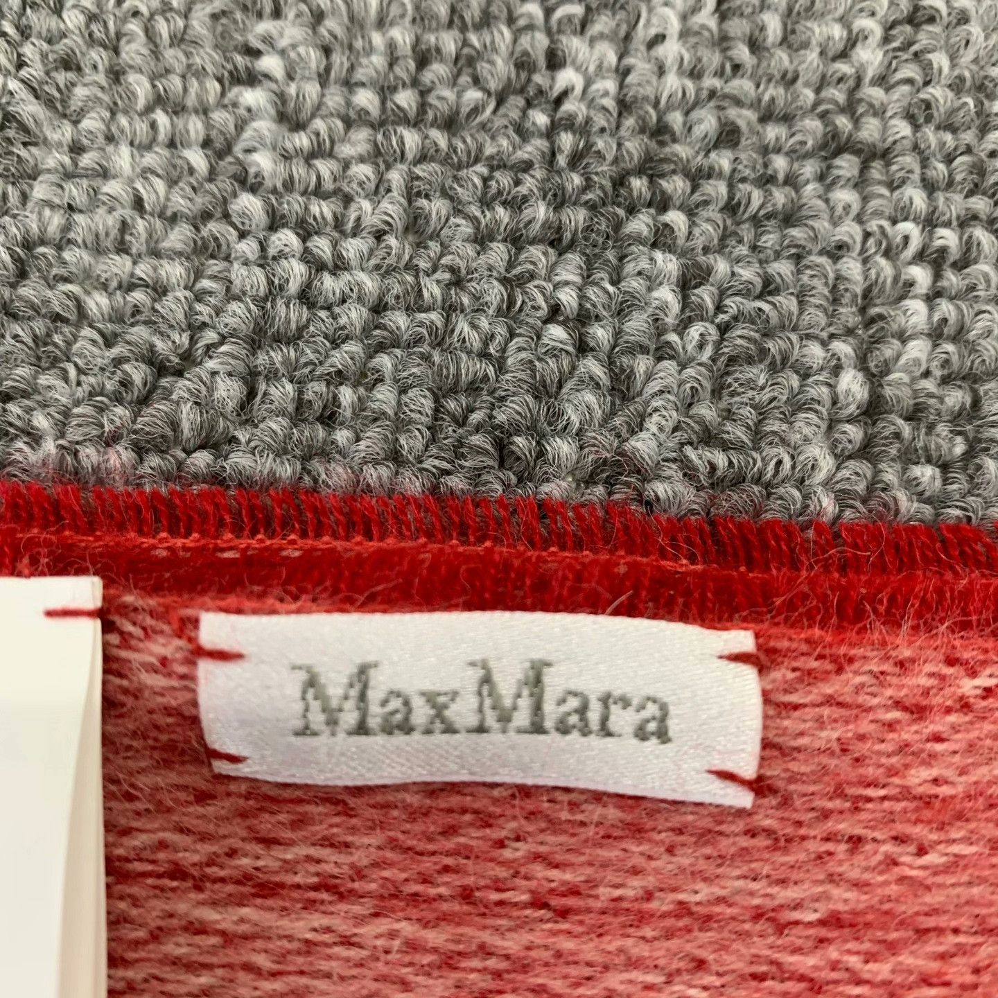Max Mara Max Mara Wool Red Scarf 45 Men Size ONE SIZE - 4 Thumbnail