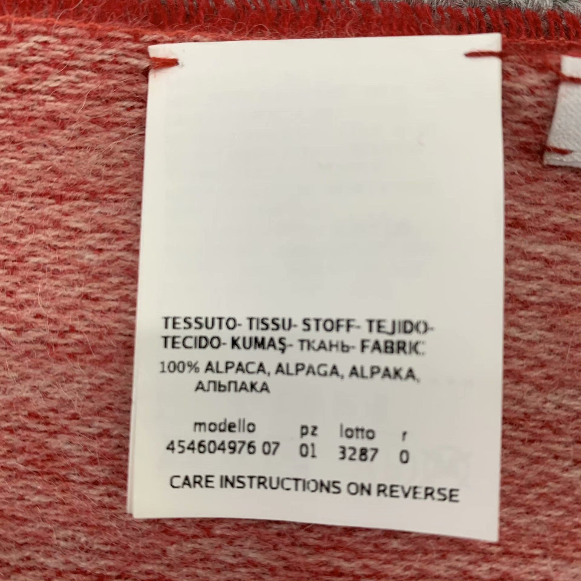 Max Mara Max Mara Wool Red Scarf 45 Men Size ONE SIZE - 5 Thumbnail
