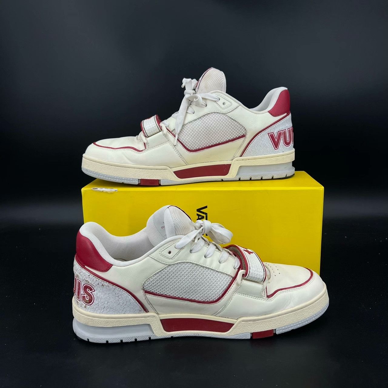 Louis Vuitton Louis Vuitton Training Red Lowtop Sneakers 43 Men Size US 10 / EU 43 - 2 Thumbnail
