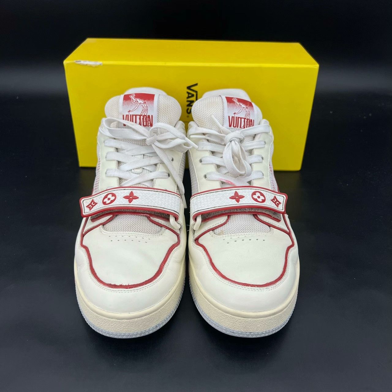 Louis Vuitton Louis Vuitton Training Red Lowtop Sneakers 43 Men Size US 10 / EU 43 - 6 Thumbnail