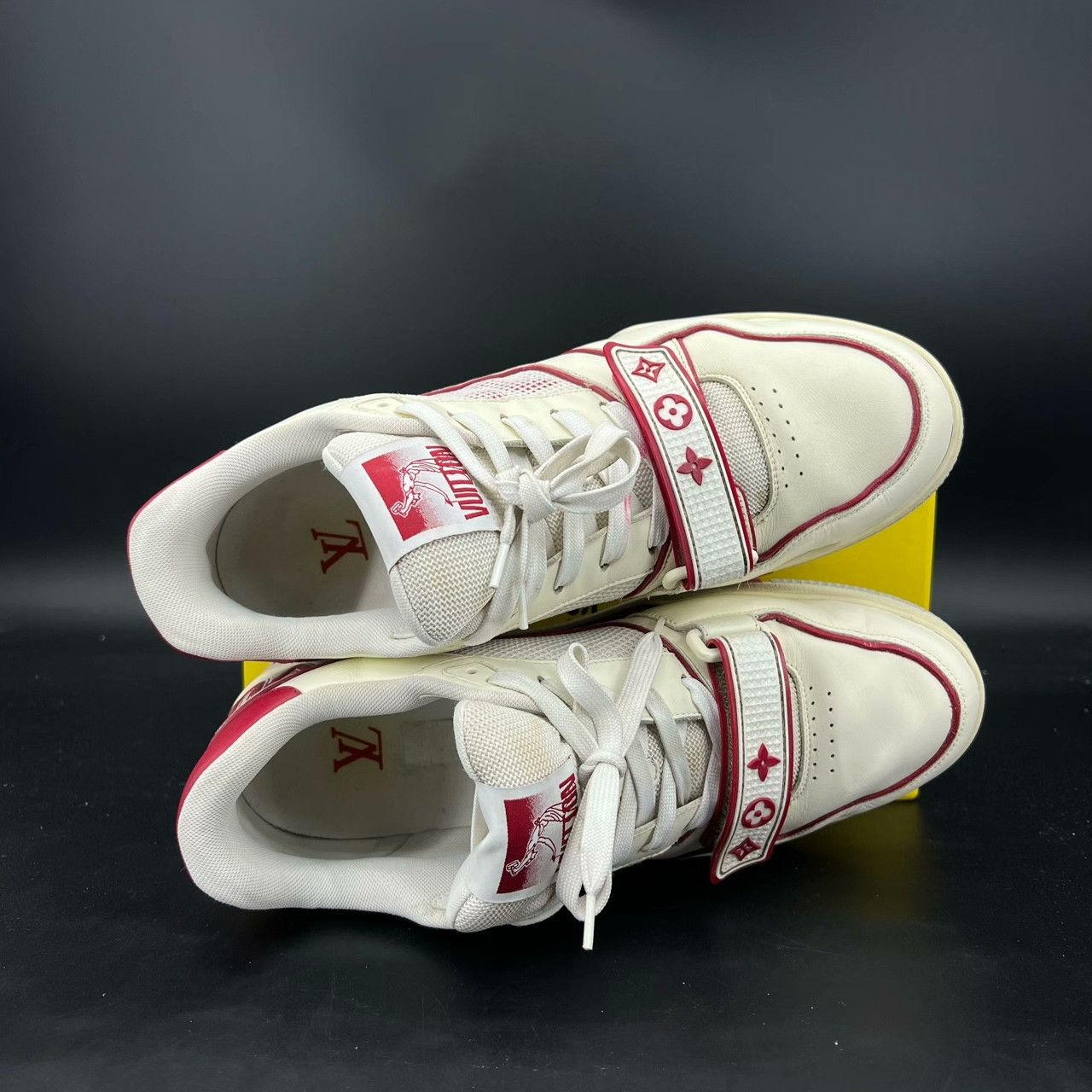 Louis Vuitton Louis Vuitton Training Red Lowtop Sneakers 43 Men Size US 10 / EU 43 - 5 Thumbnail