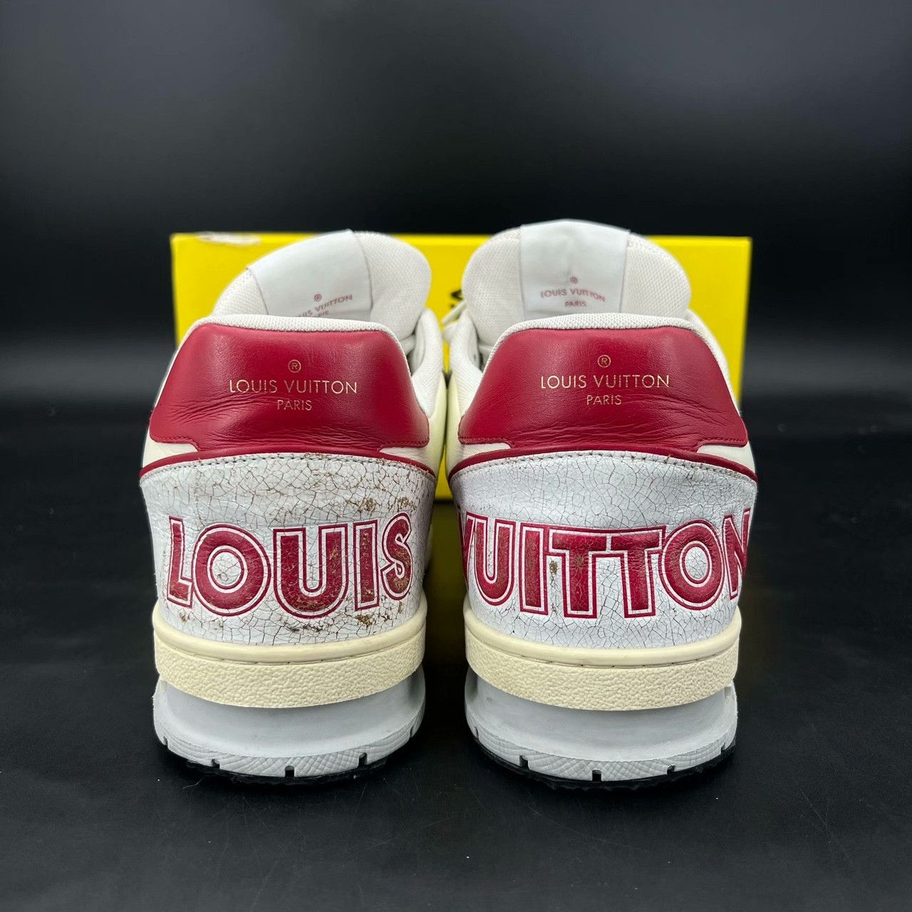 Louis Vuitton Louis Vuitton Training Red Lowtop Sneakers 43 Men Size US 10 / EU 43 - 4 Thumbnail
