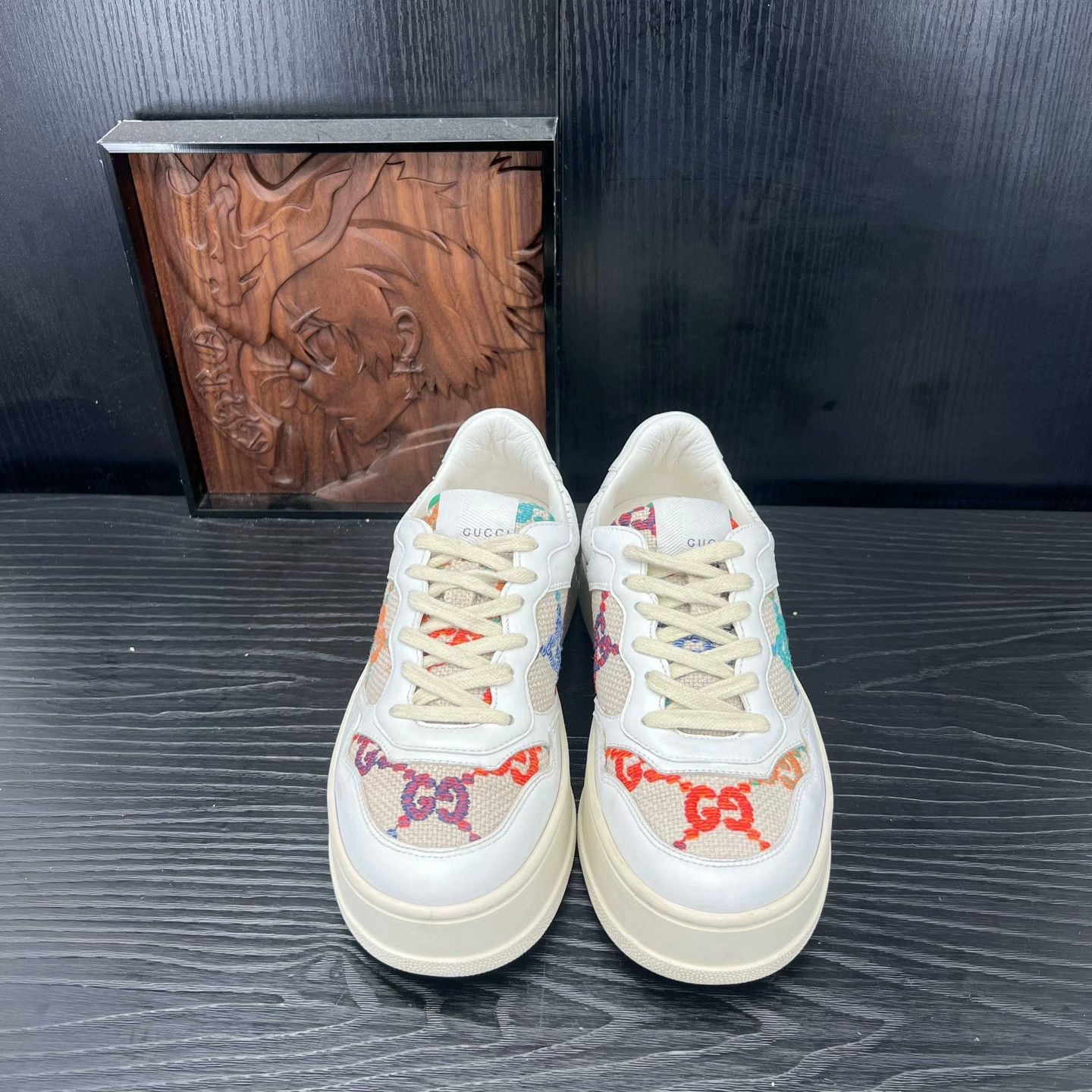 Gucci Gucci White Lowtop Sneakers 37 Women Size US 6.5 / IT 36.5 - 4 Thumbnail